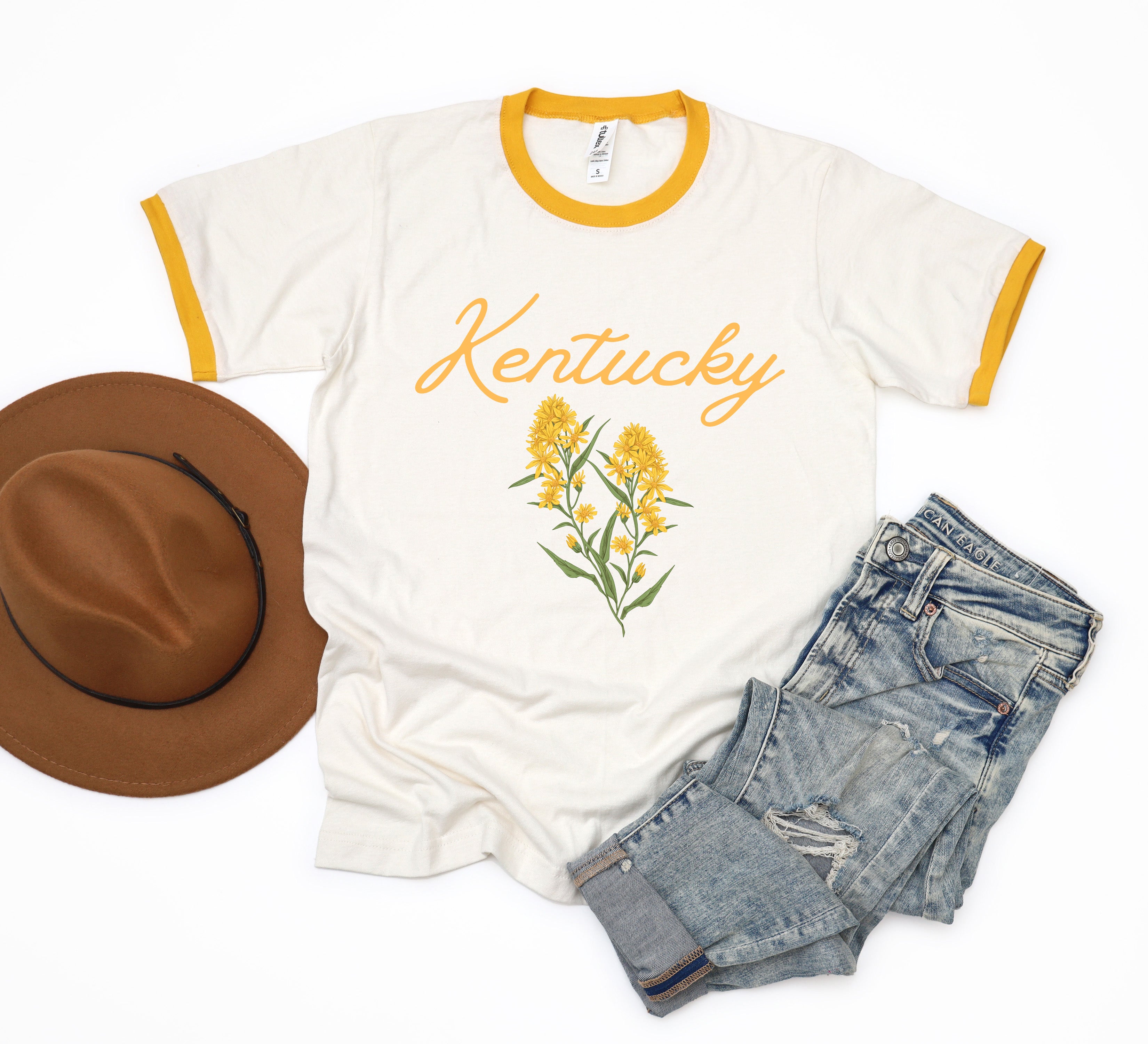 Kentucky Flower | Ringer Tee