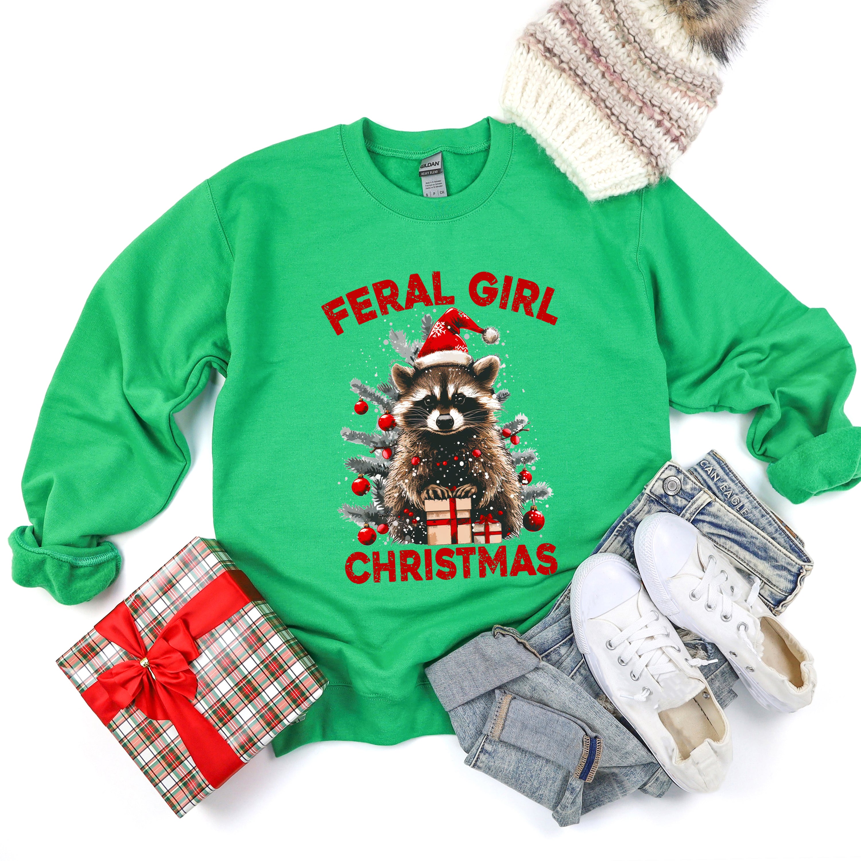 Feral Girl Christmas | Sweatshirt