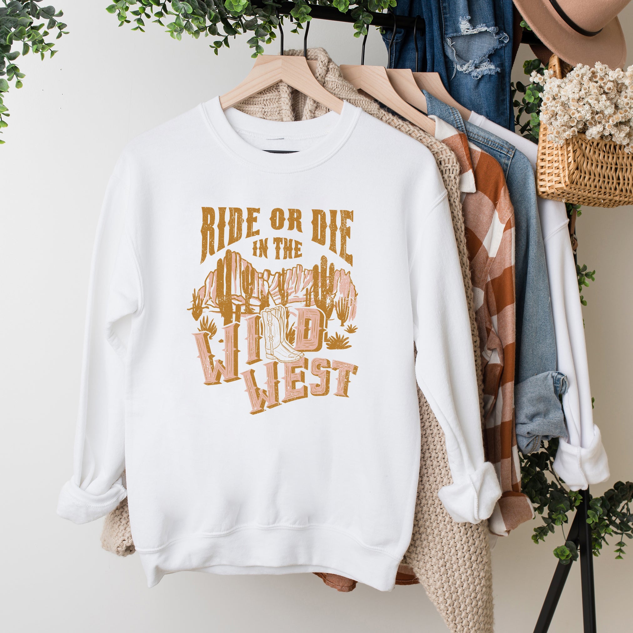 Ride Or Die Wild West | Sweatshirt