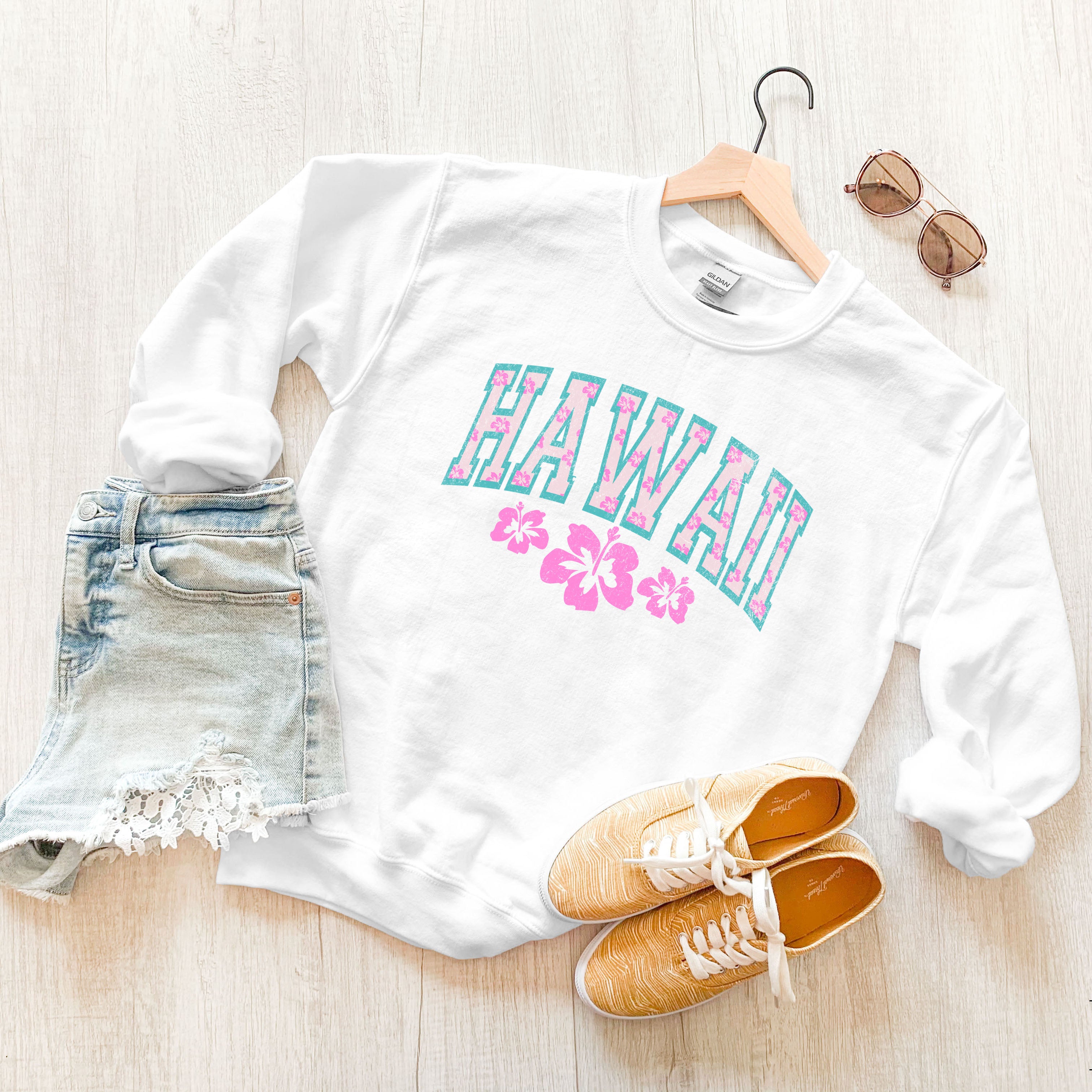Hawaii Varsity Grunge | Sweatshirt
