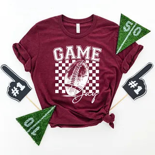 Retro Football Game Day | Short Sleeve Graphic Tee