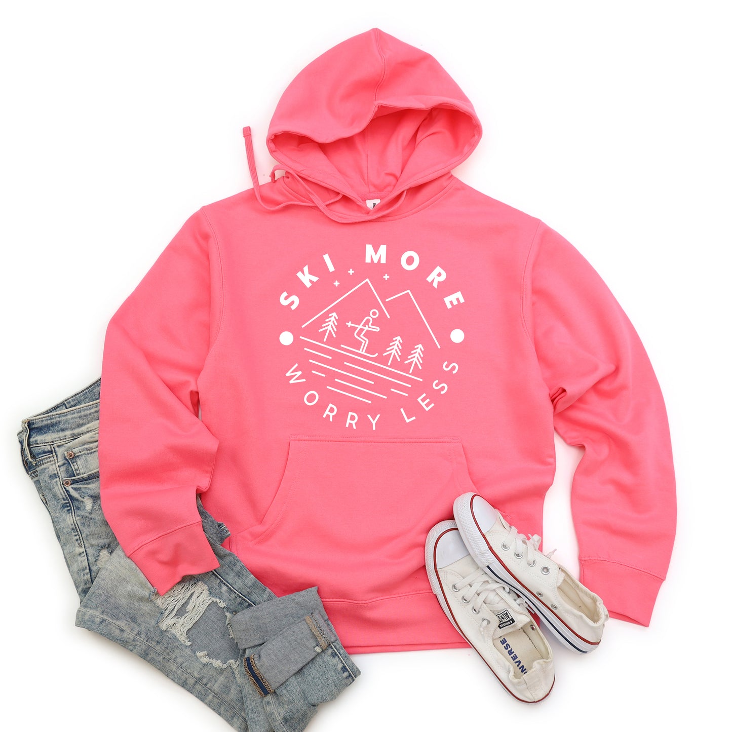 Ski More Worry Less | Hoodie