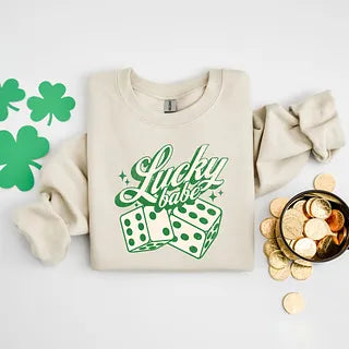 Lucky Babe Dice | Sweatshirt
