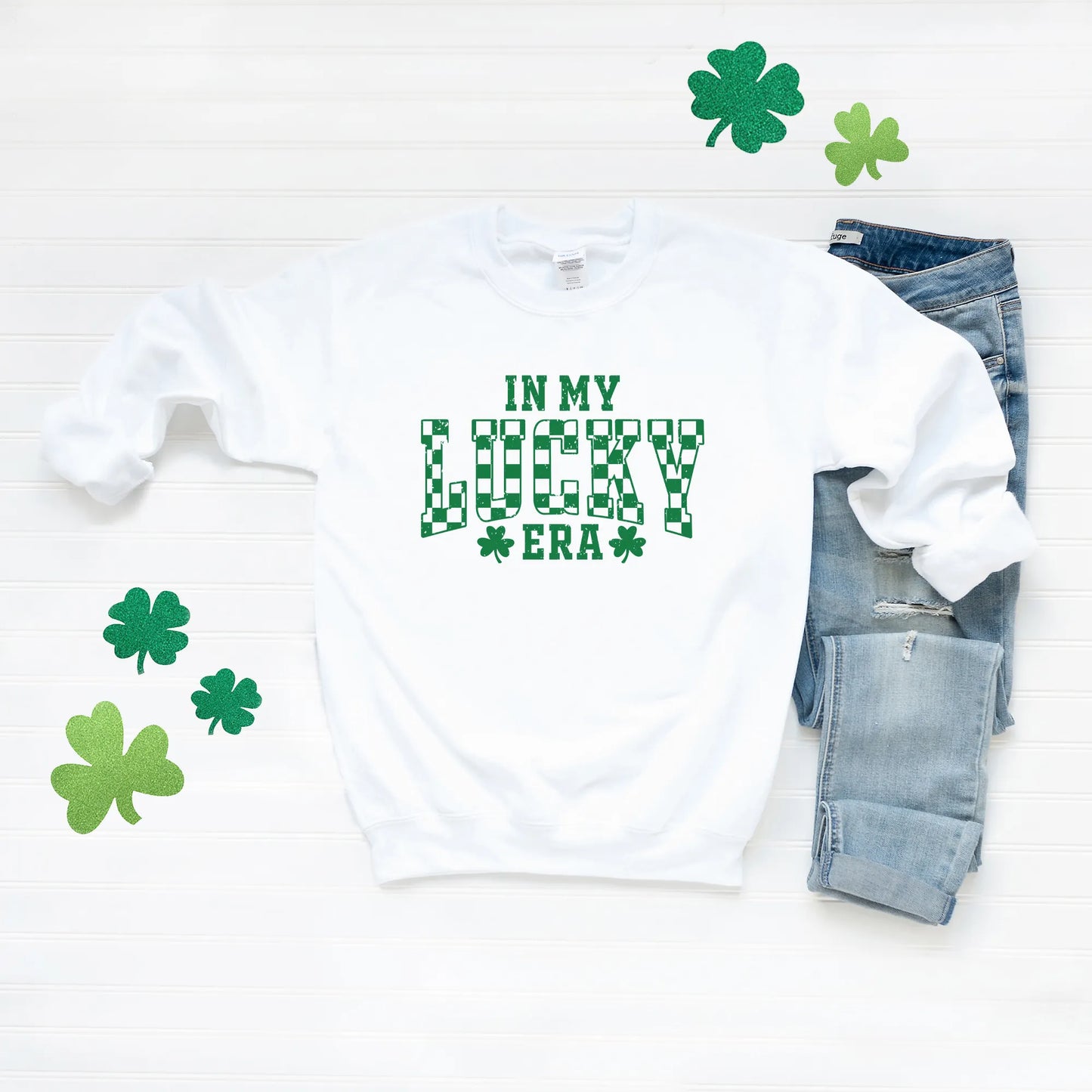 In My Lucky Era Checkered | Sweatshirt