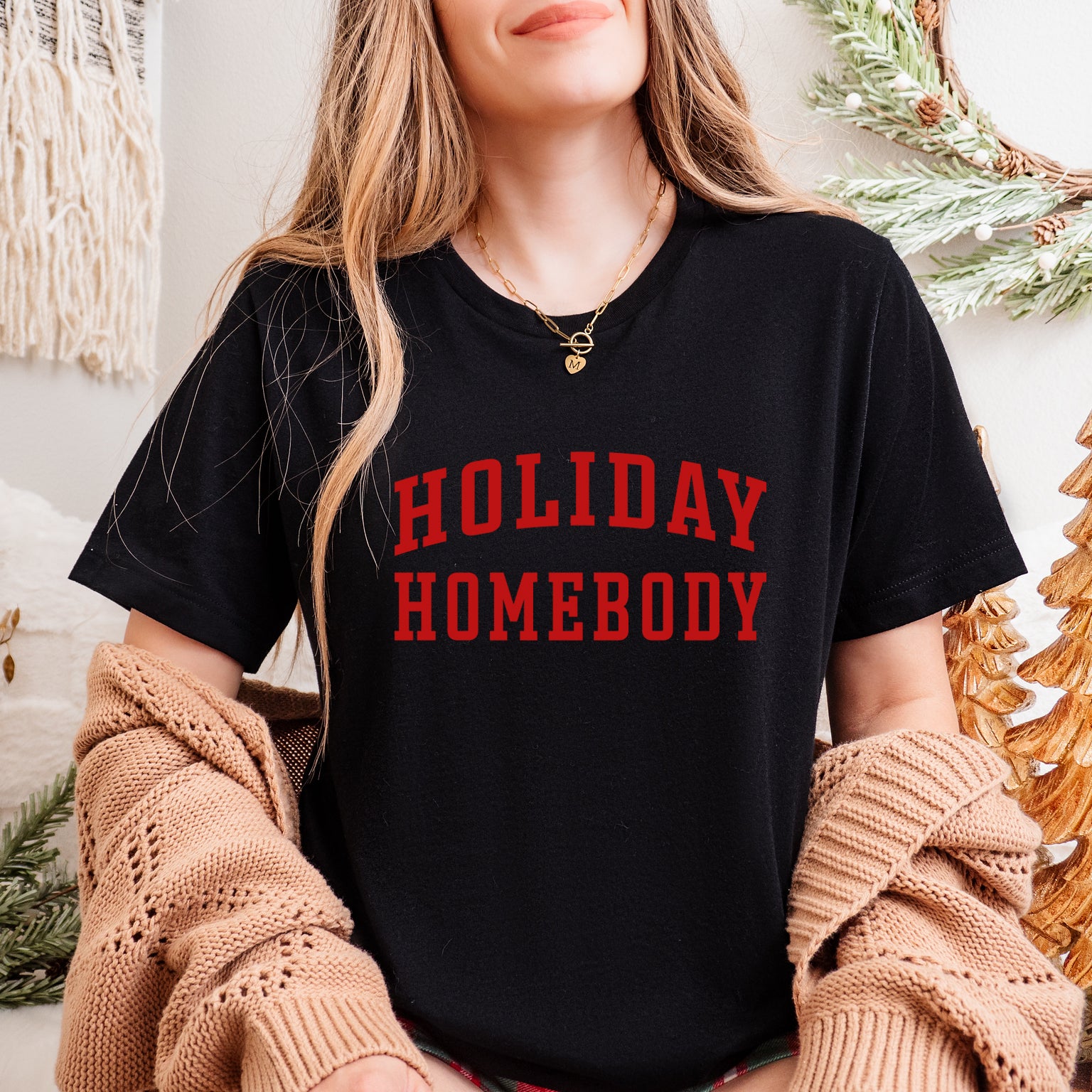 Holiday Homebody | Short Sleeve Crewneck