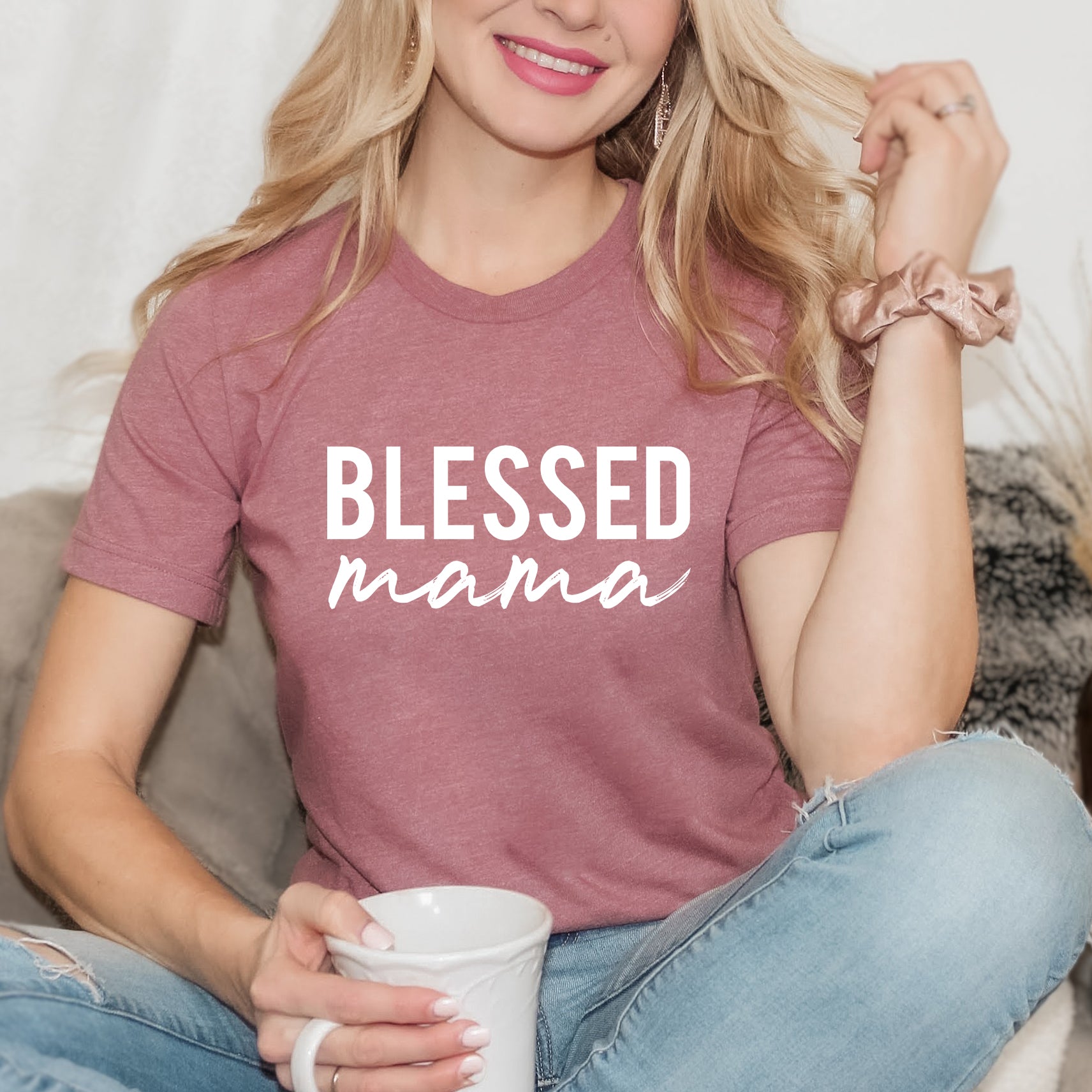 Blessed Mama | Short Sleeve Graphic Tee