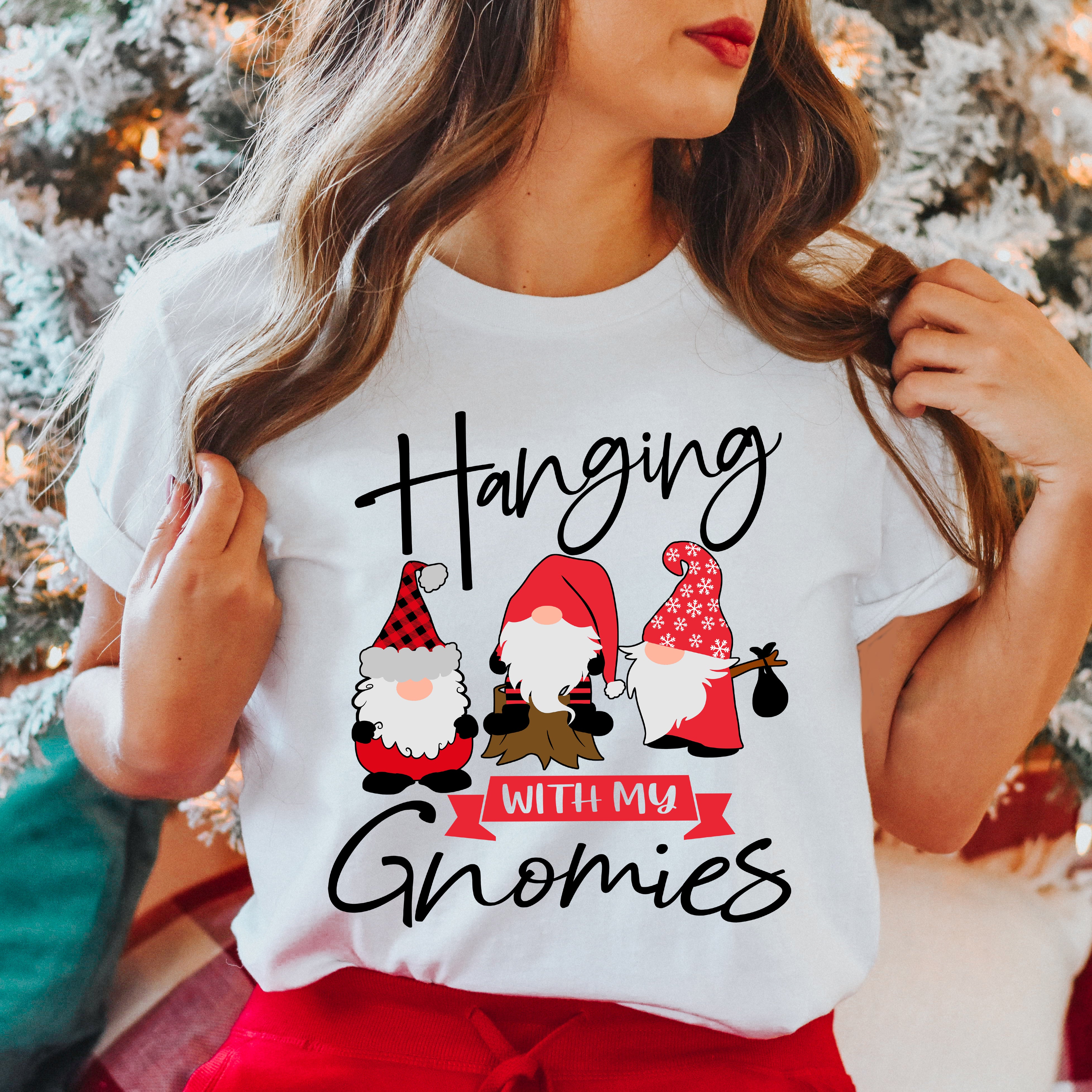 Hanging With My Gnomies | Short Sleeve Crewneck