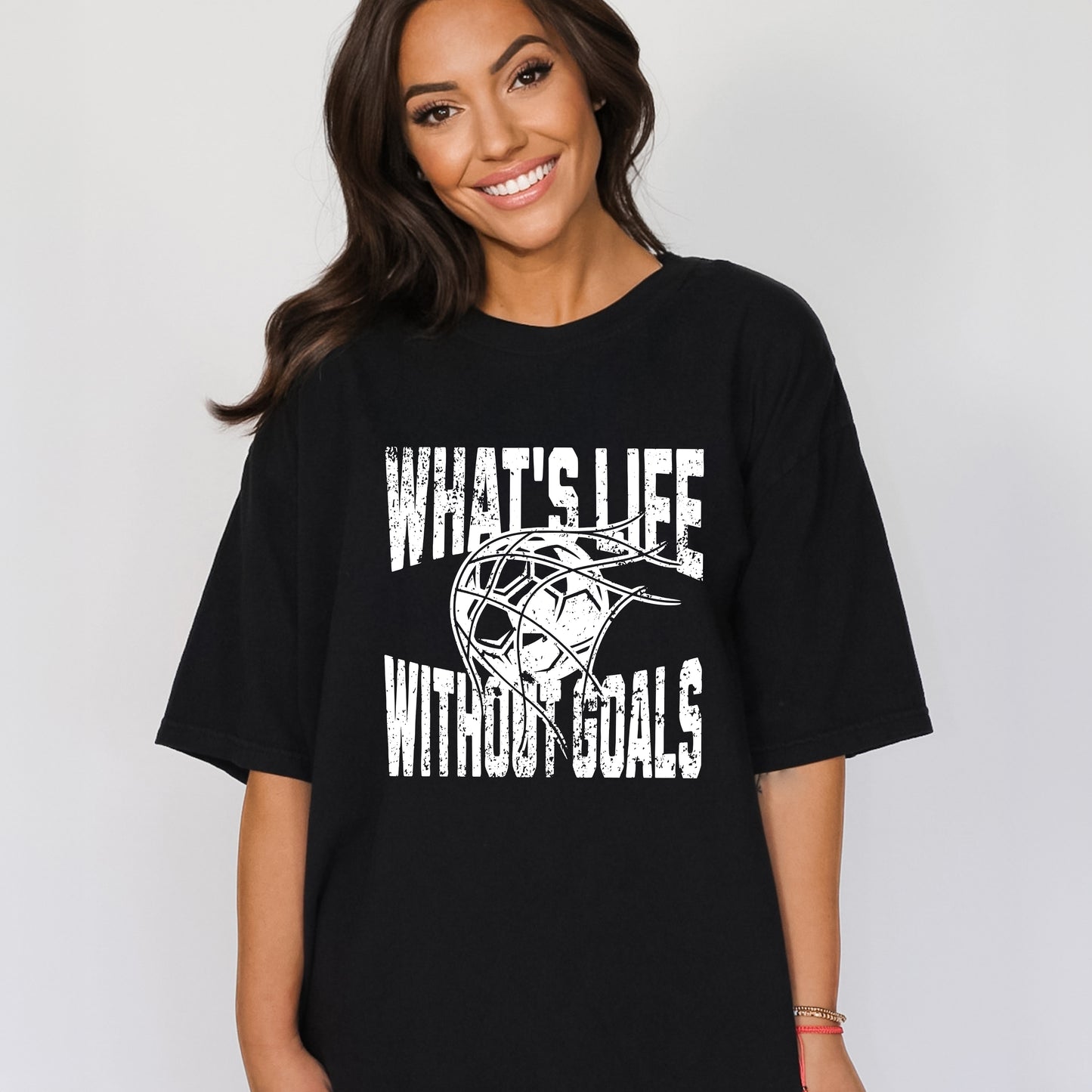 What's Life Without Goals | Garment Dyed Short Sleeve Tee