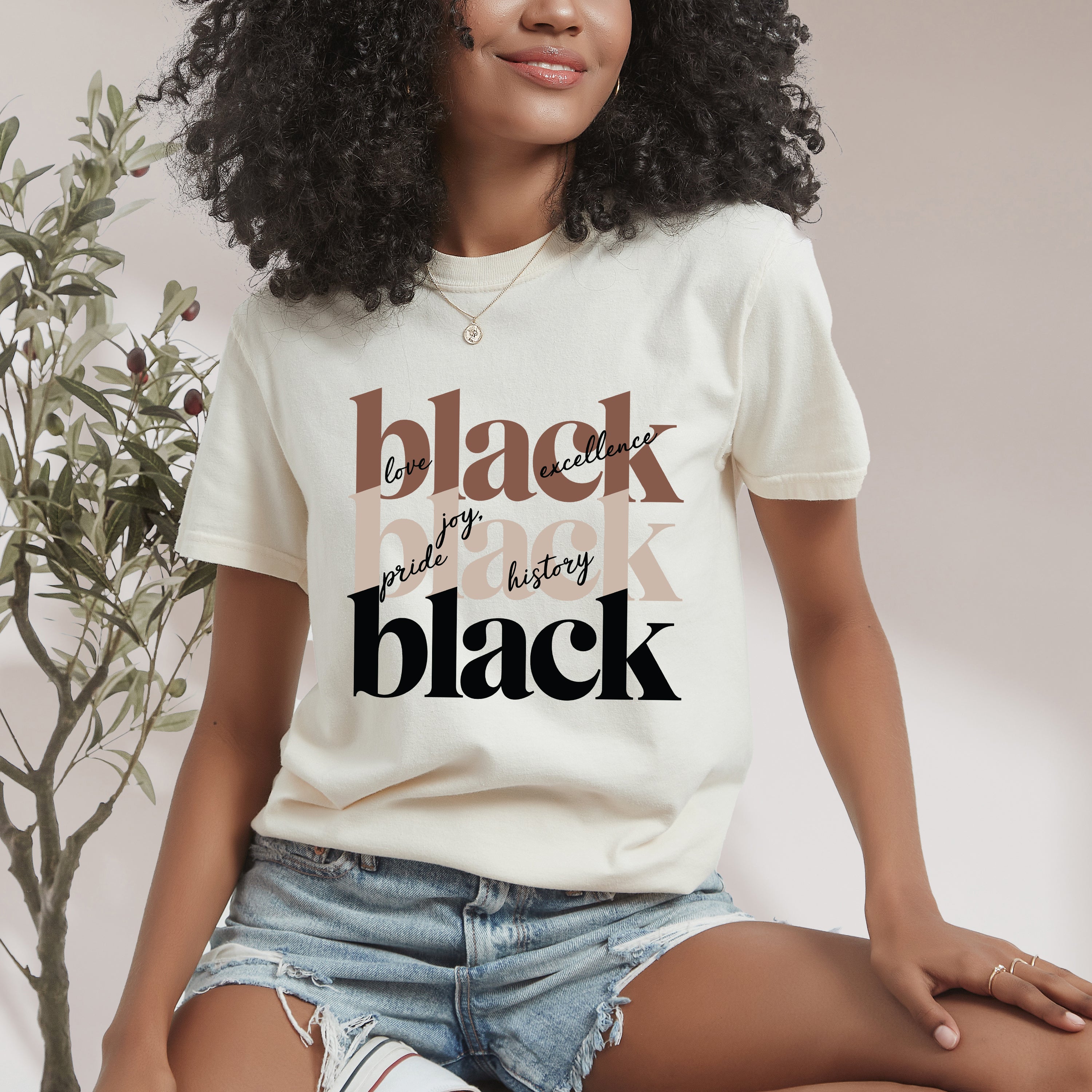 Black History Stacked | Garment Dyed Tee