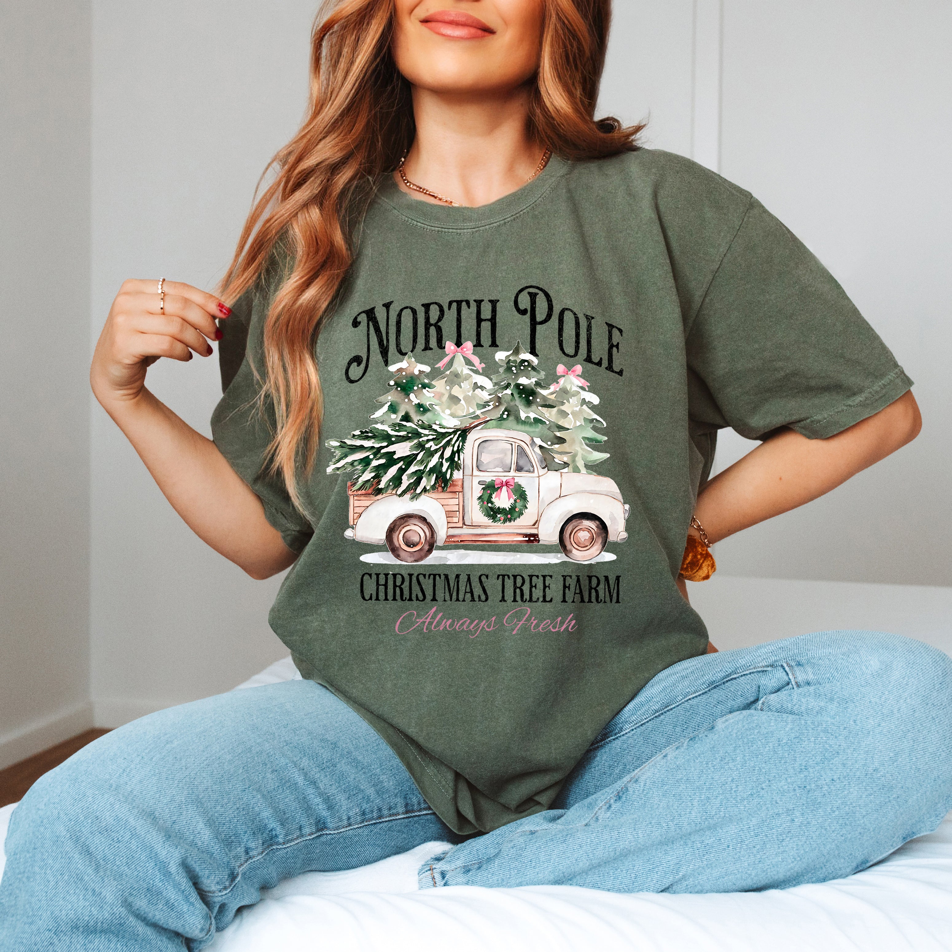 North Pole Tree Farm | Garment Dyed Tee
