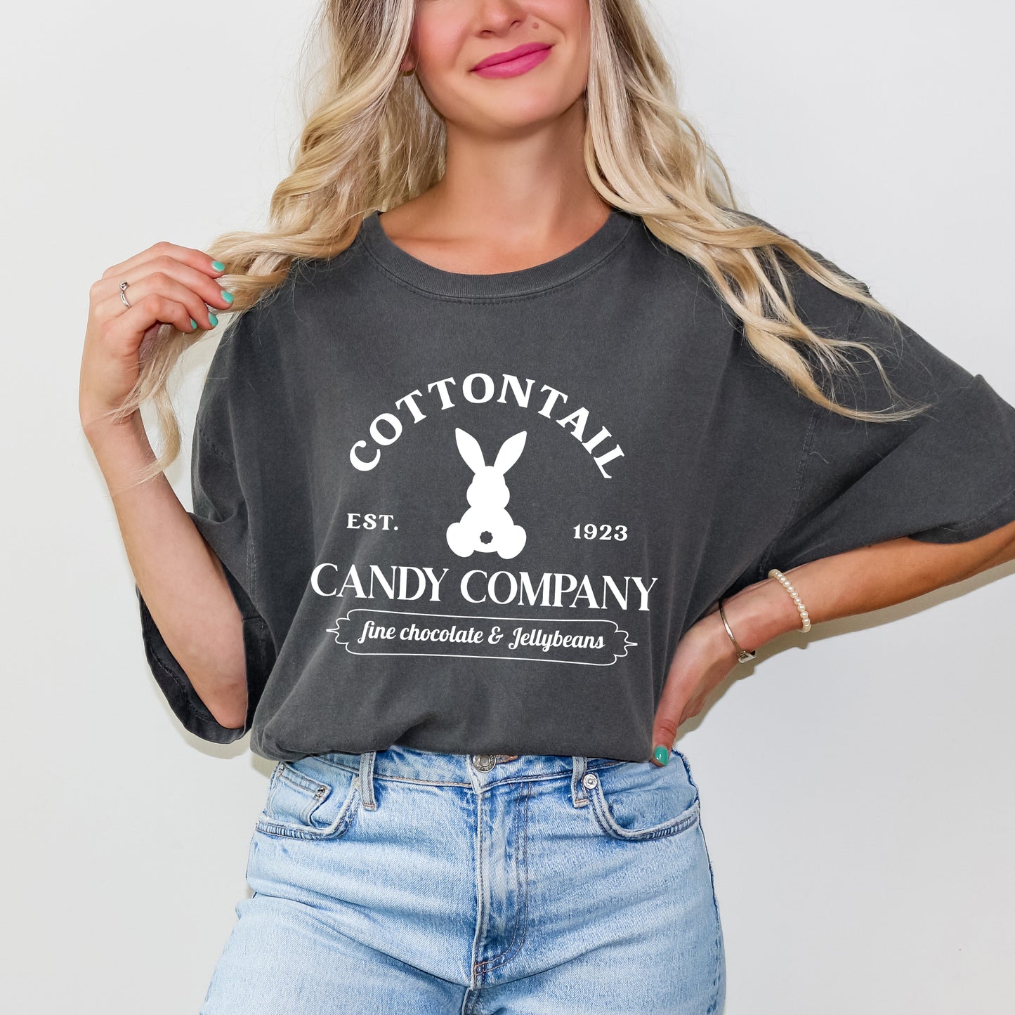 Cottontail Candy Company | Garment Dyed Short Sleeve Tee