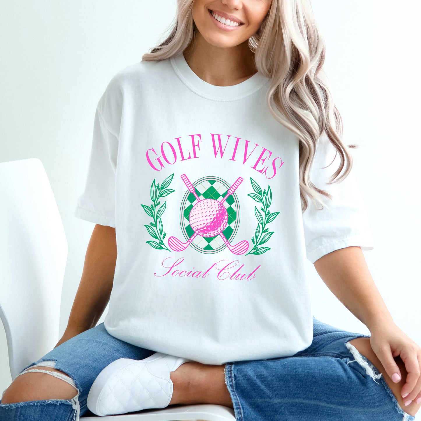 Golf Wives Social Club | Garment Dyed Short Sleeve Tee