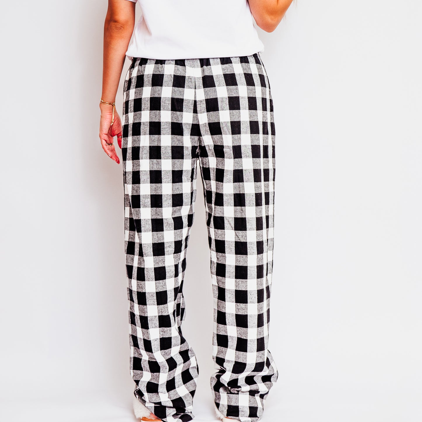 Weekend I Love You Heart | Plaid Pajama Set