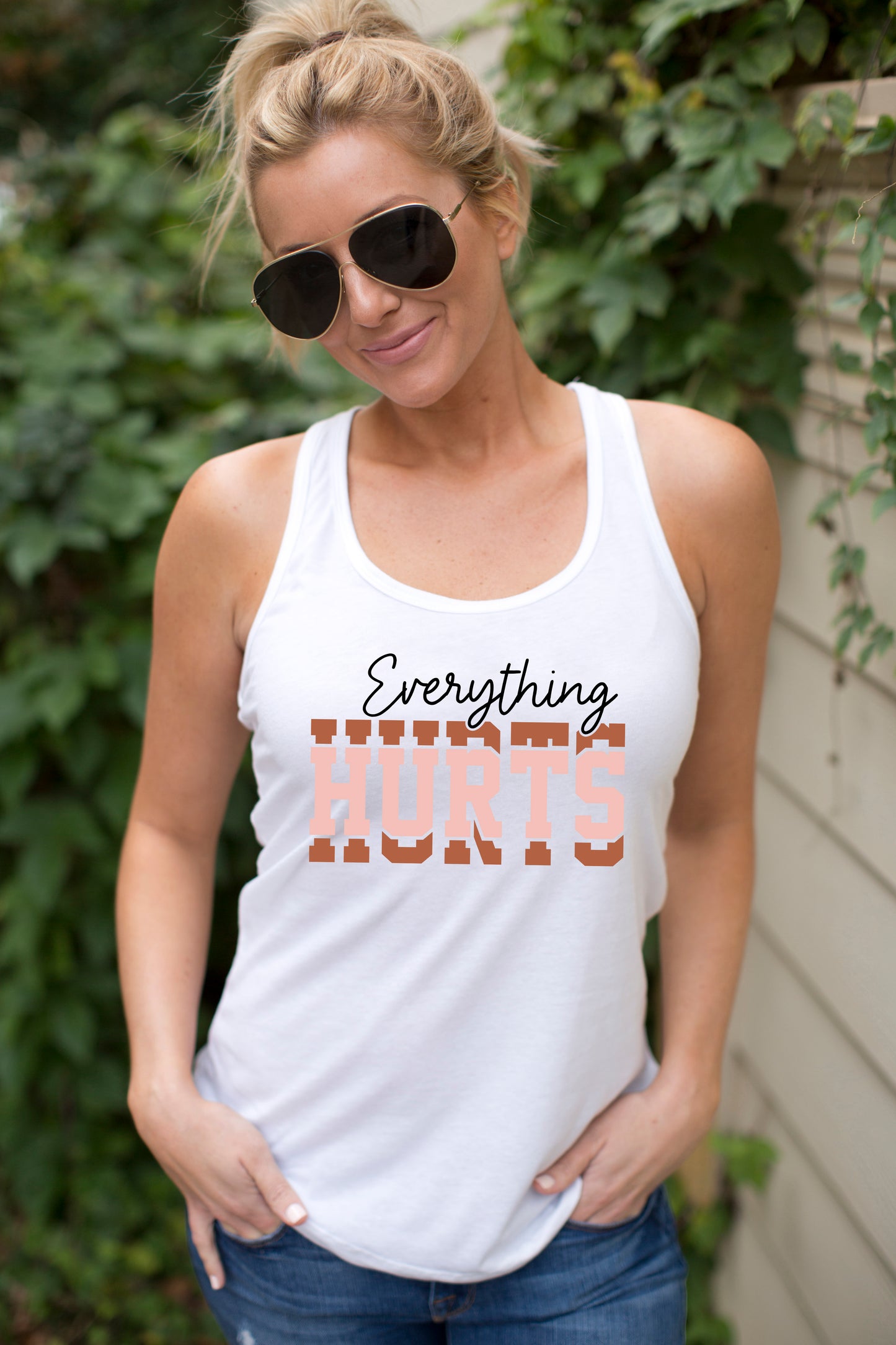 Everything Hurts | Racerback Tank
