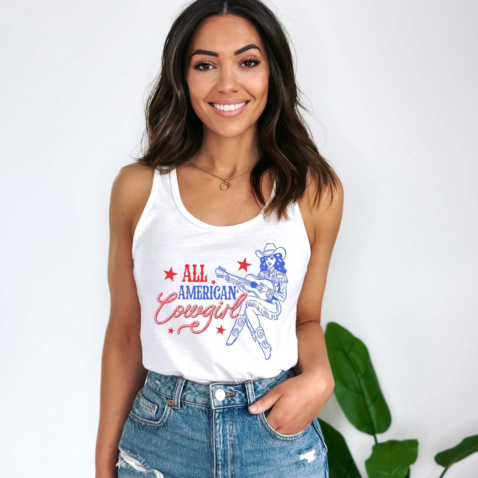 All American Cowgirl | Racerback Tank