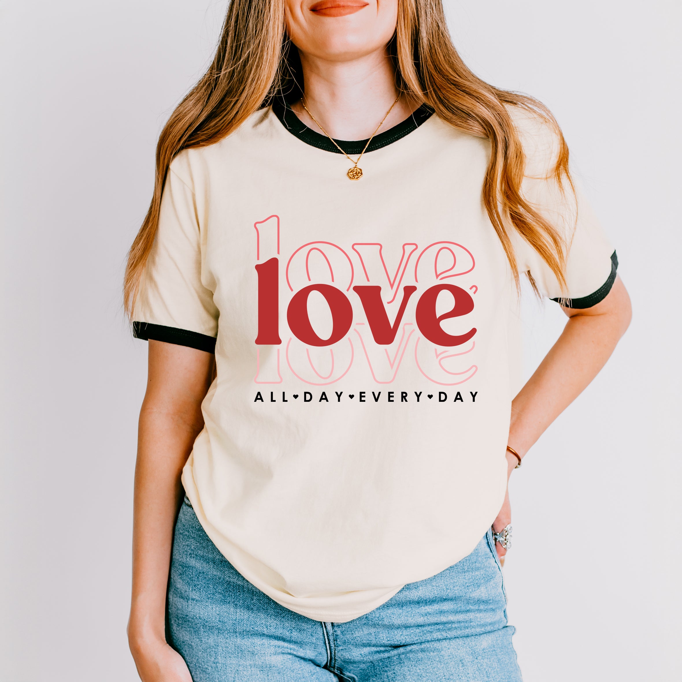 Love All Day Every Day | Ringer Tee