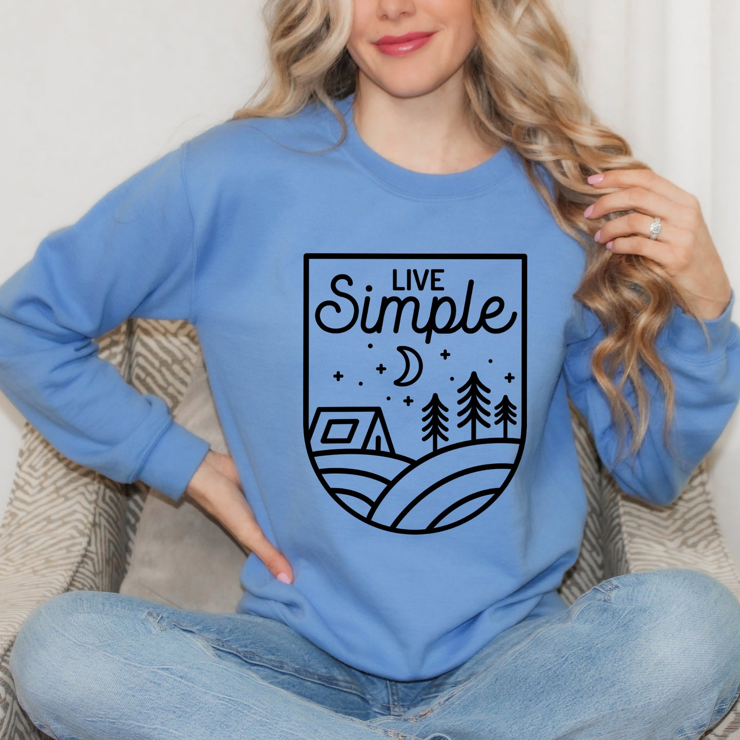 Live Simple Tent | Sweatshirt