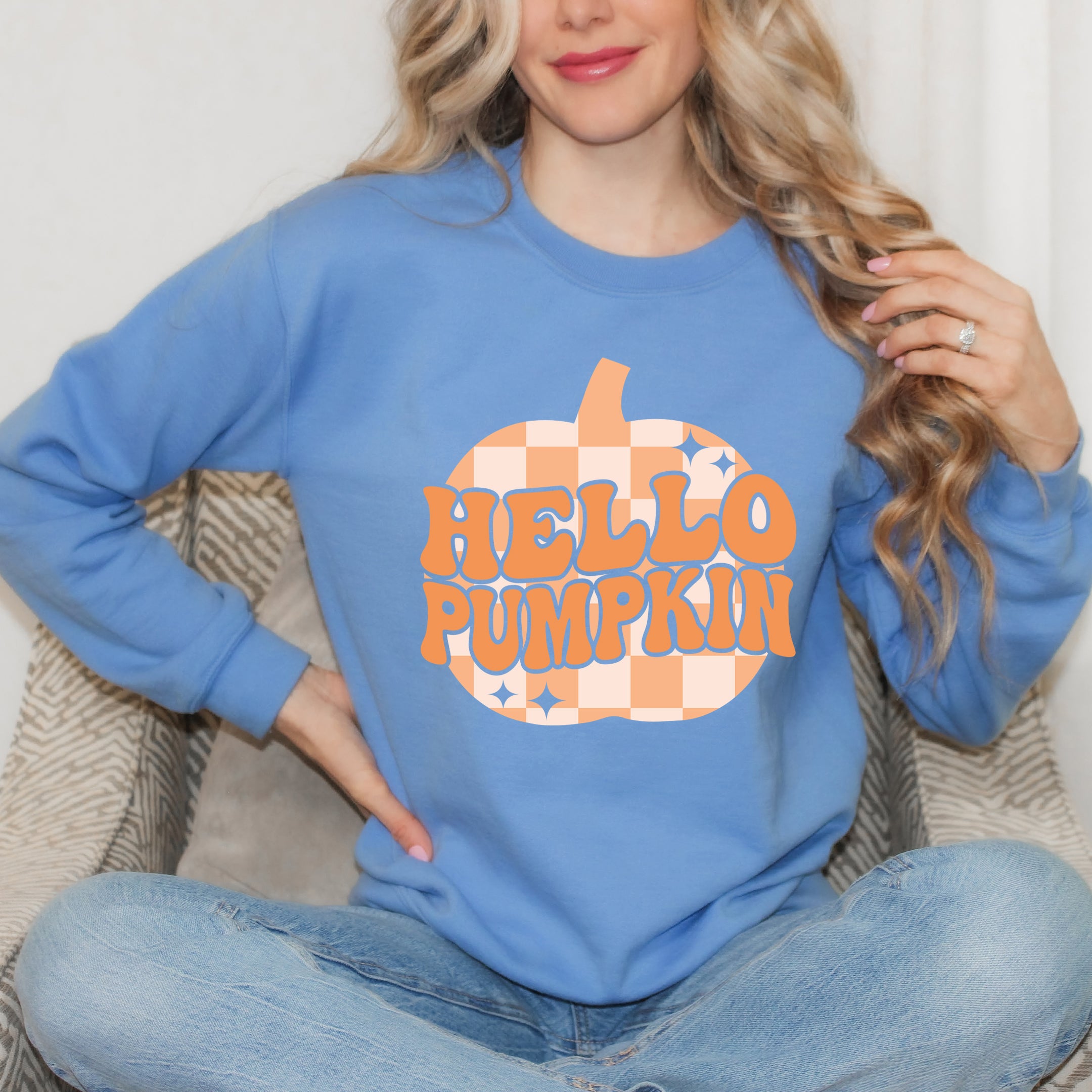 Hello Pumpkin Sparkles | Sweatshirt