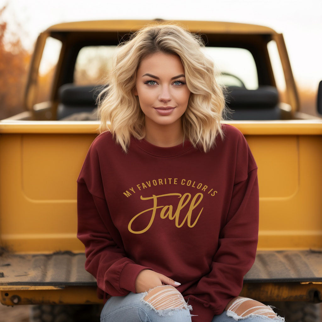 My Favorite Color Is Fall | Sweatshirt