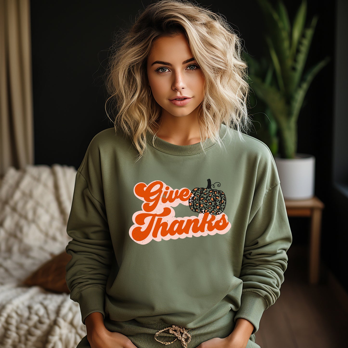 Give Thanks Pumpkin | Sweatshirt
