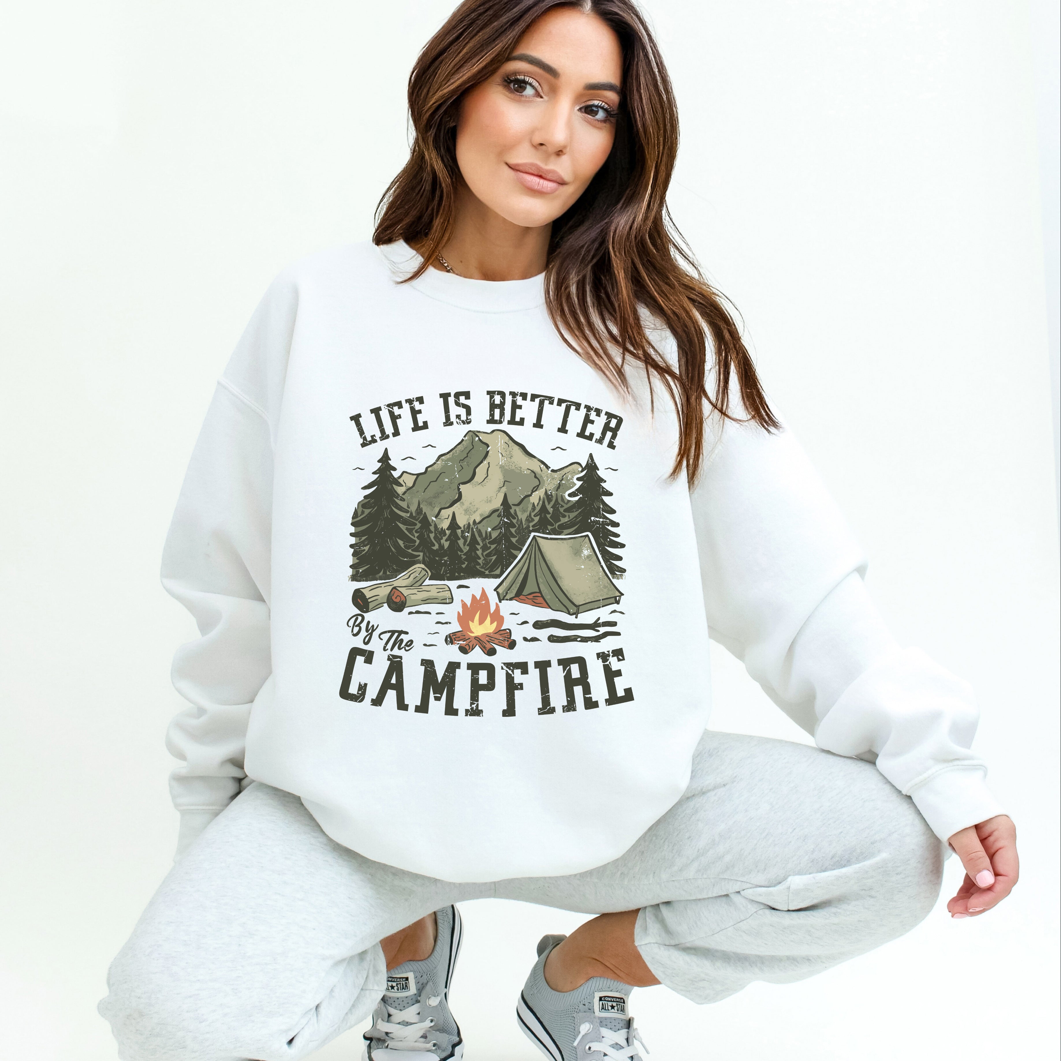 Life Is Better By The Campfire Tent | Sweatshirt