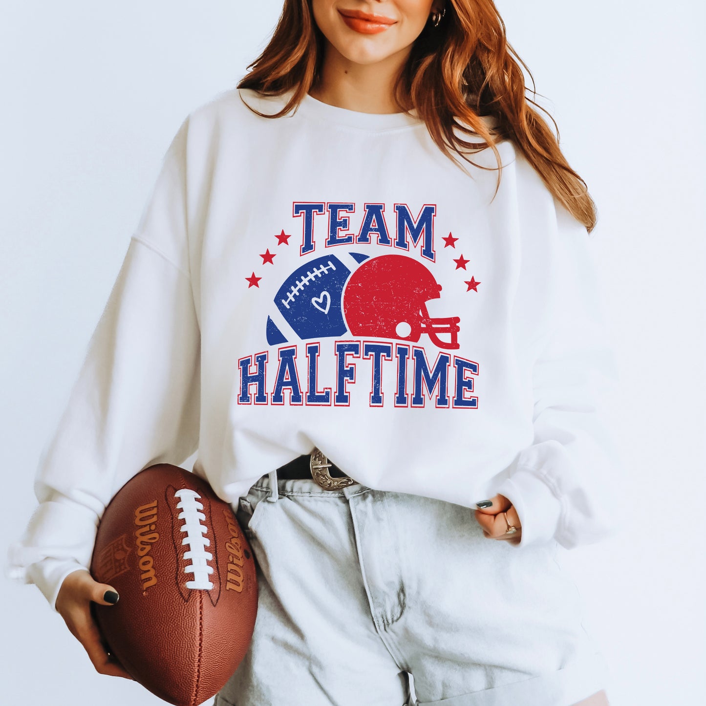Team Halftime Distressed - Blue | Sweatshirt