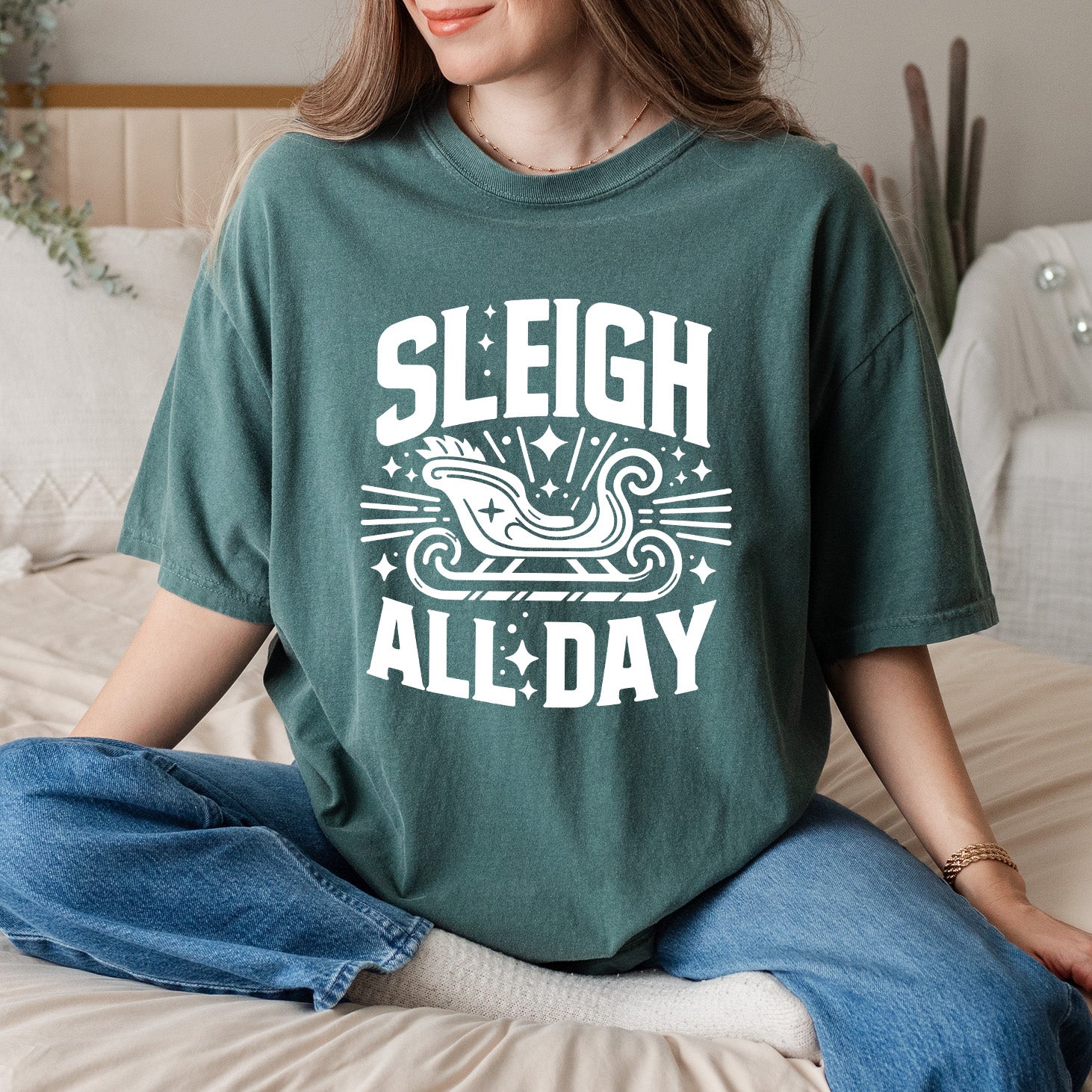 Sleigh All Day | Garment Dyed Tee