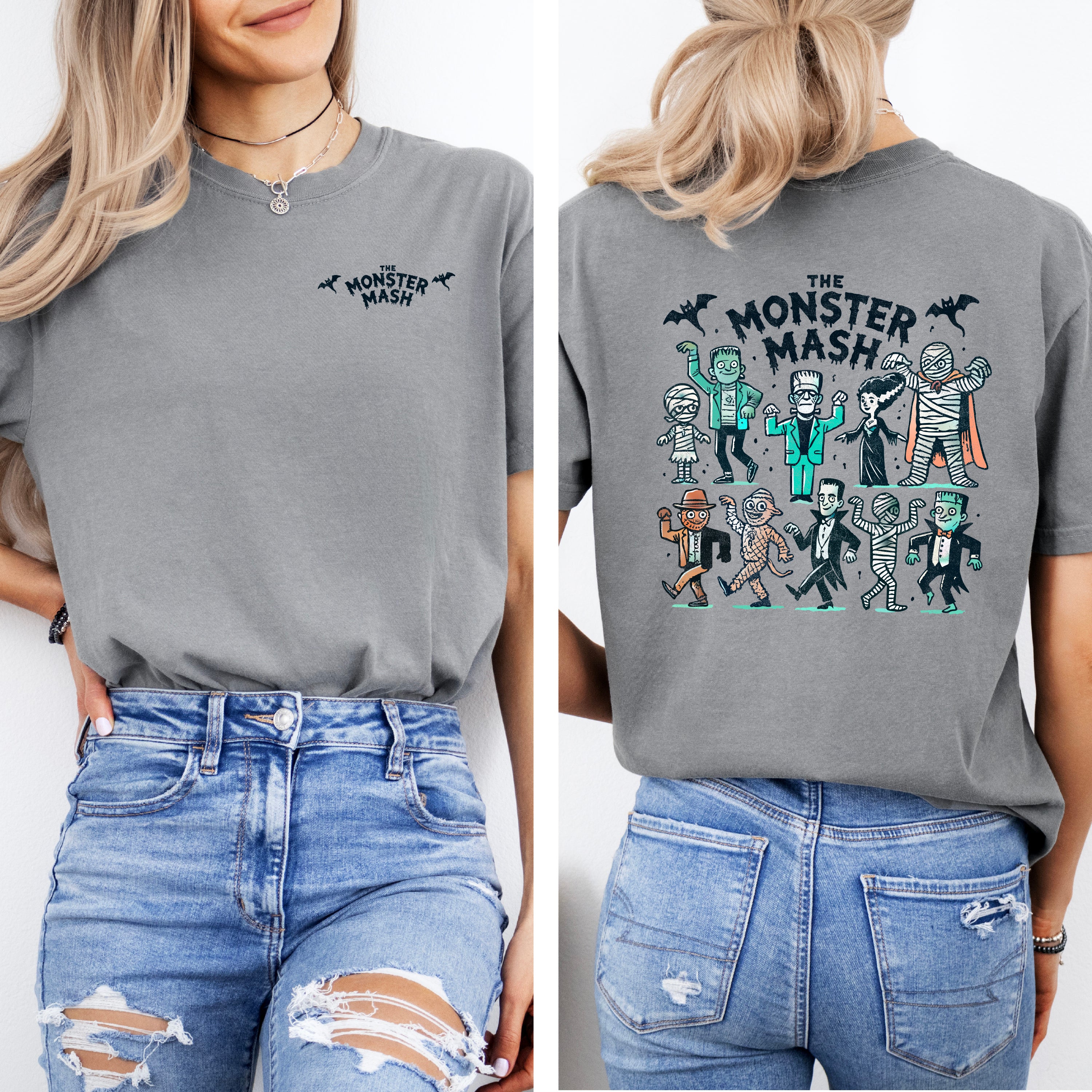 Monster Mash | Front and Back Garment Dyed Short Sleeve Tee