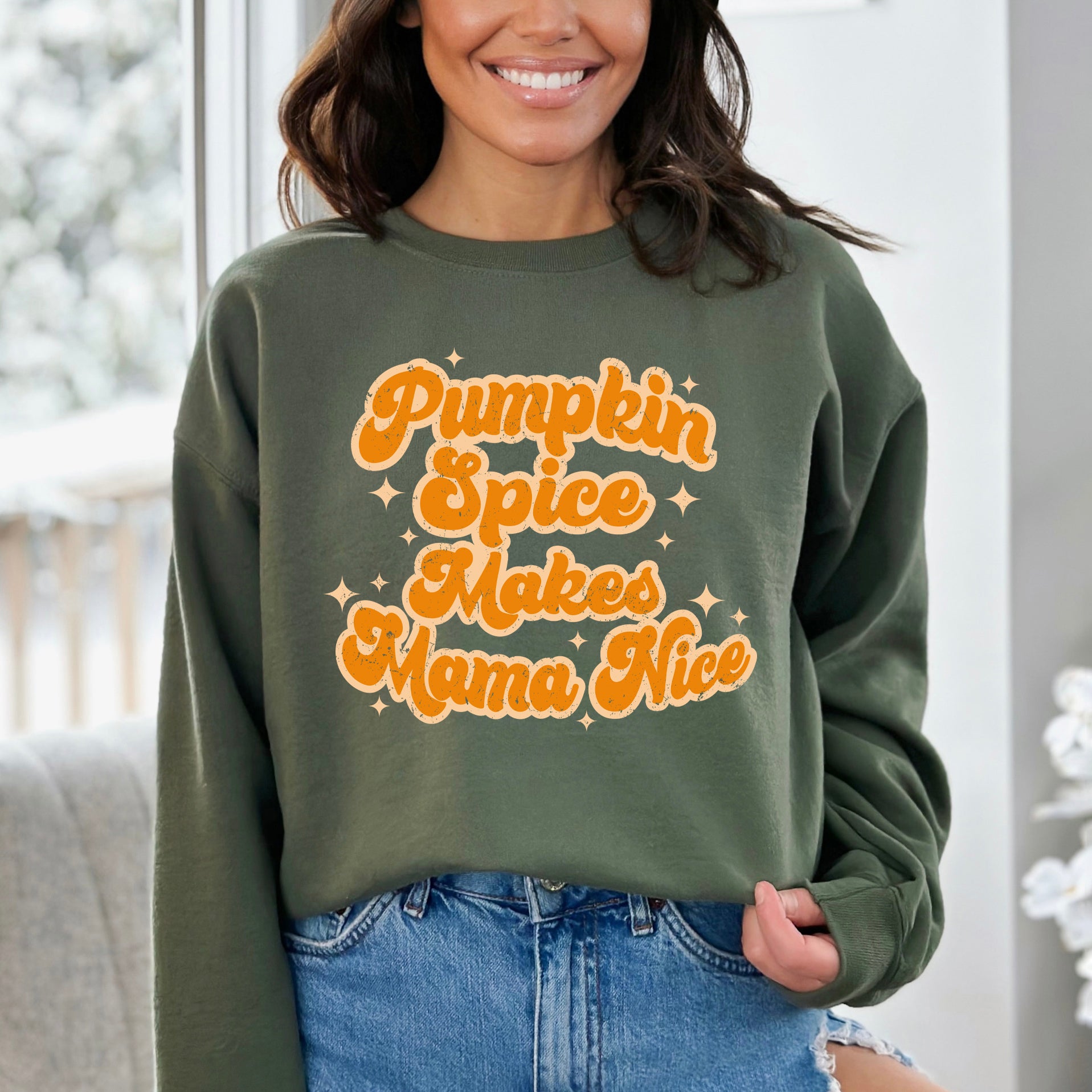 Pumpkin Spice Makes Mama Nice | Sweatshirt