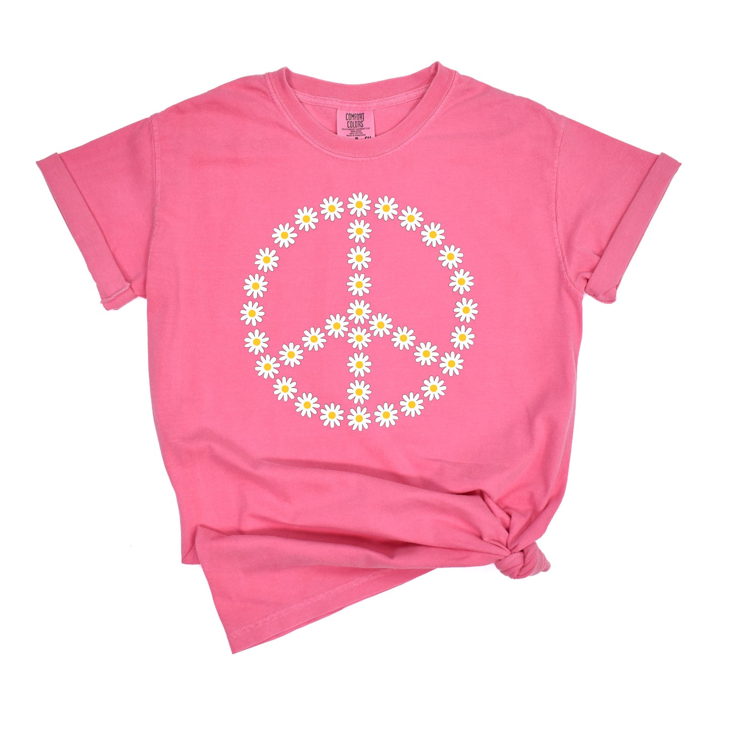 Daisy Peace Sign | Garment Dyed Tee