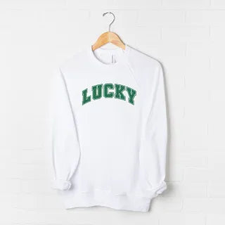 Lucky Varsity | Bella Canvas Graphic Sweatshirt