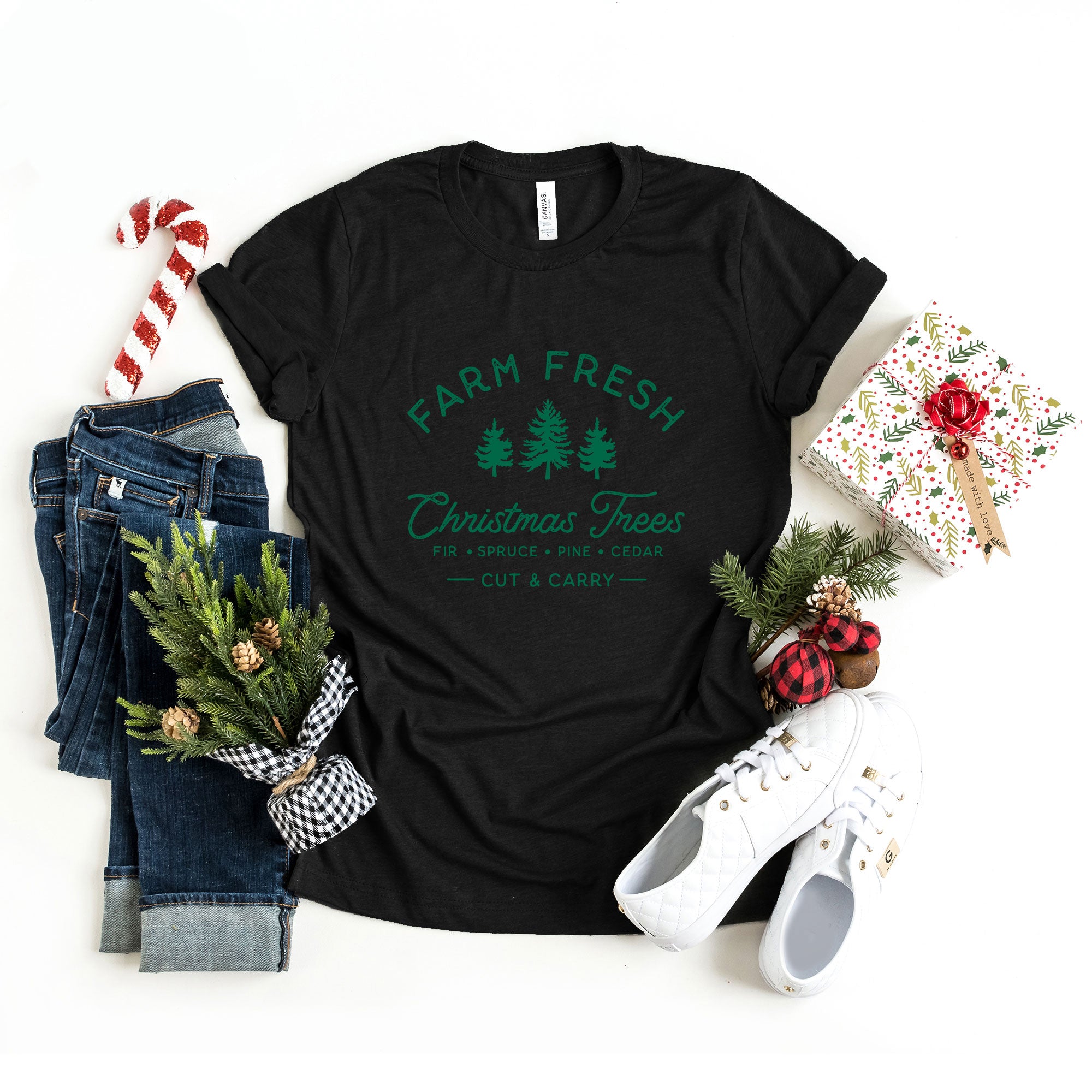 Farm Fresh Christmas Trees | Short Sleeve Graphic Tee