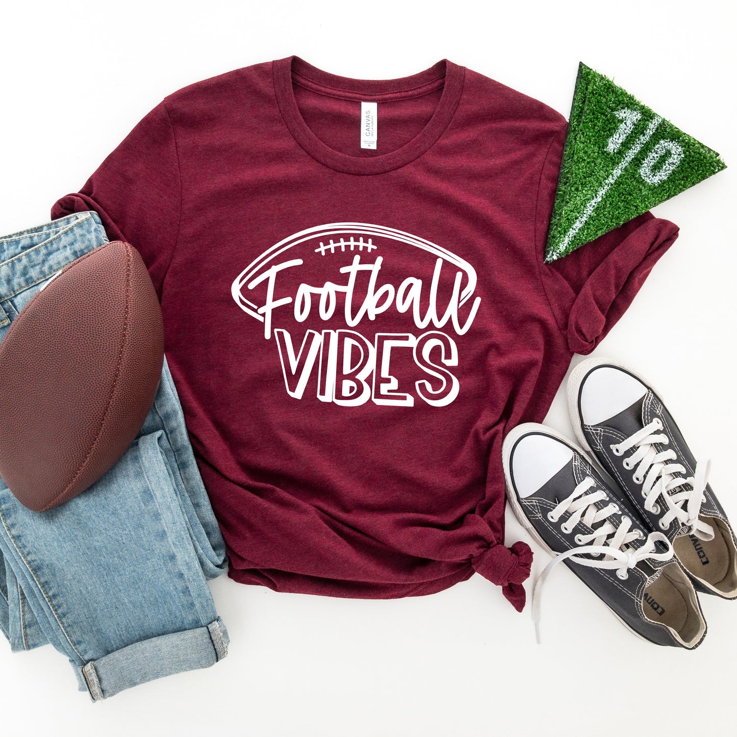 Football Vibes | Short Sleeve Crew Neck