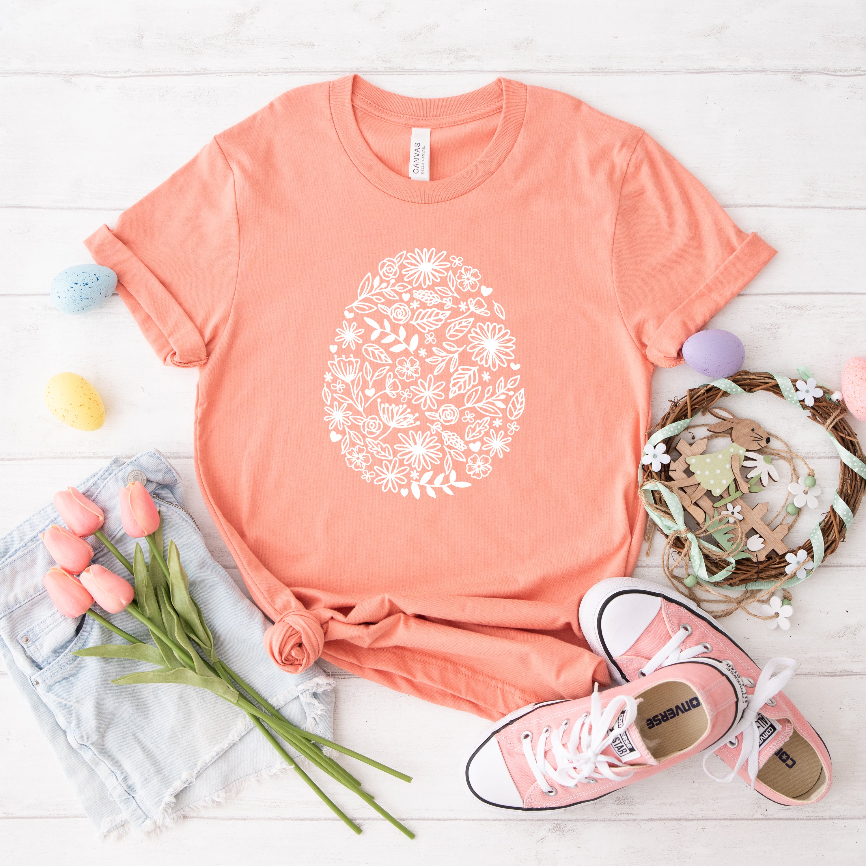 Flower Egg | Short Sleeve Graphic Tee