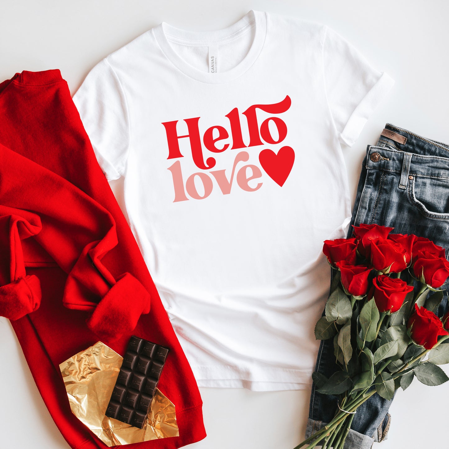 Hello Love | Short Sleeve Graphic Tee