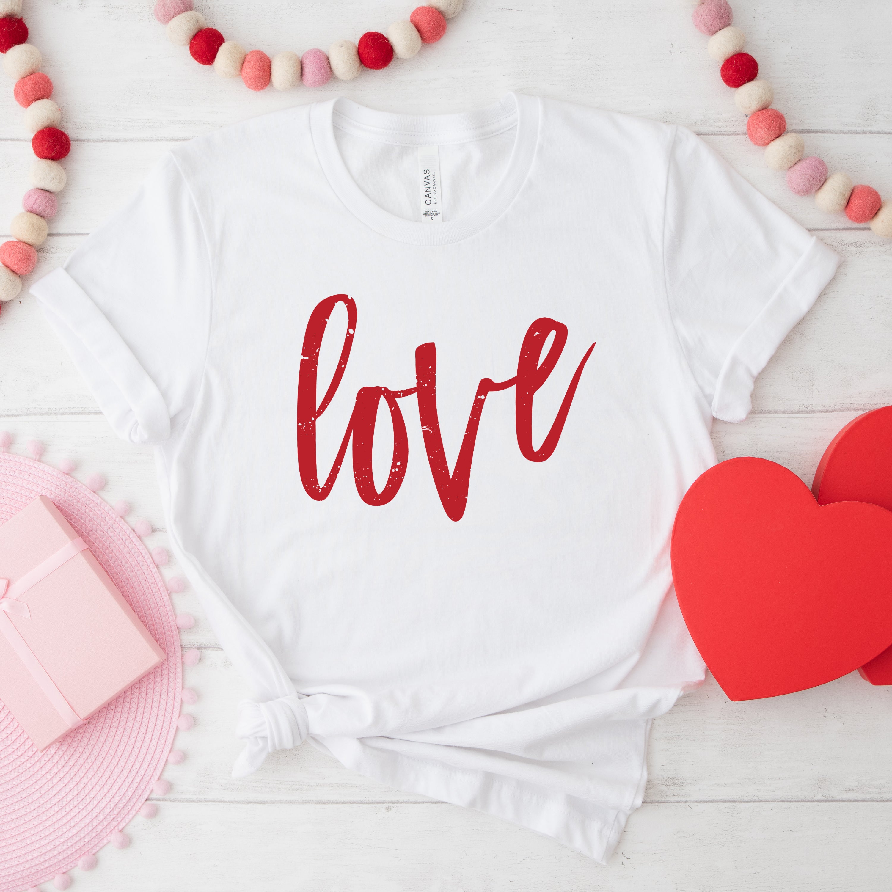 Love Cursive | Short Sleeve Graphic Tee