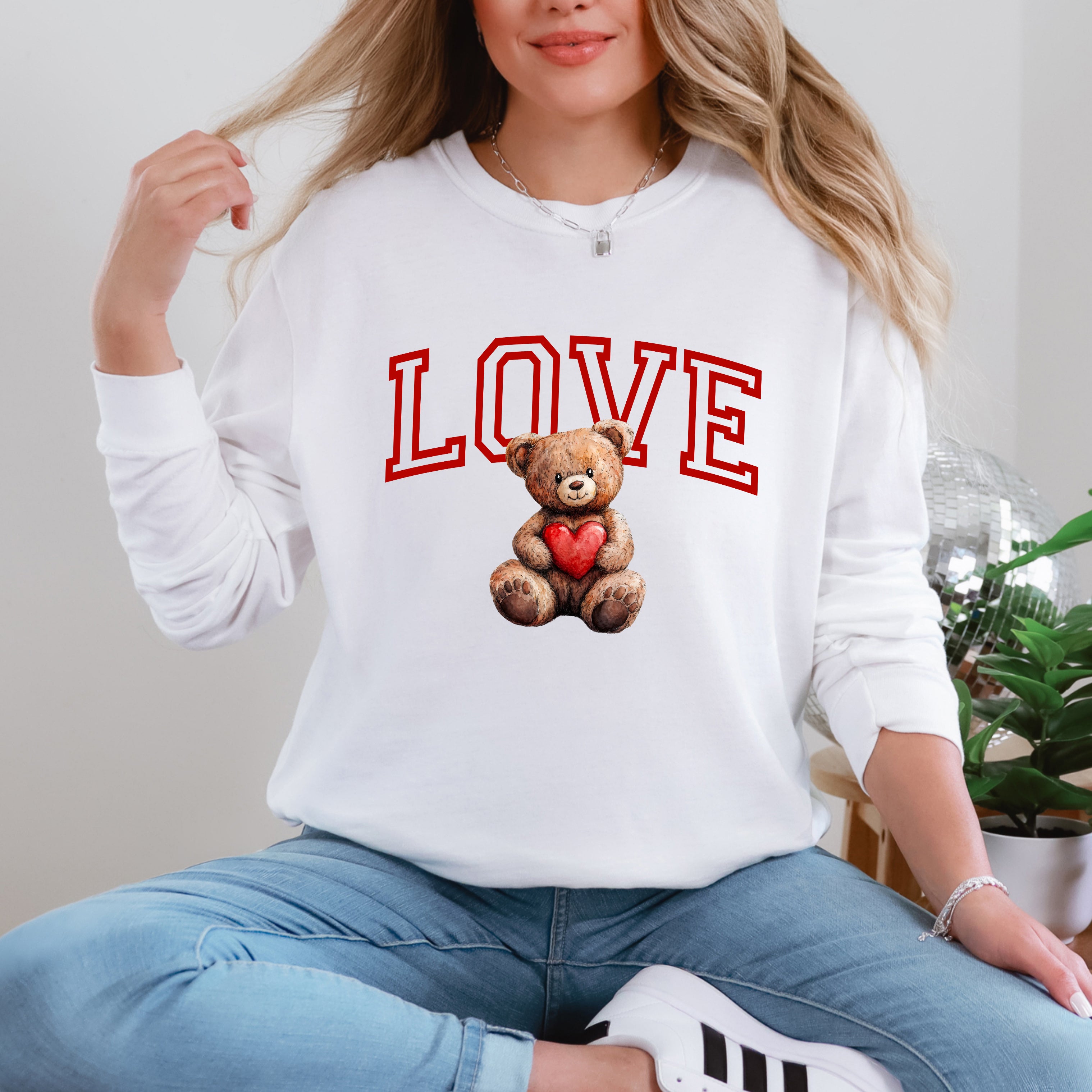 Love Bear | Garment Dyed Long Sleeve