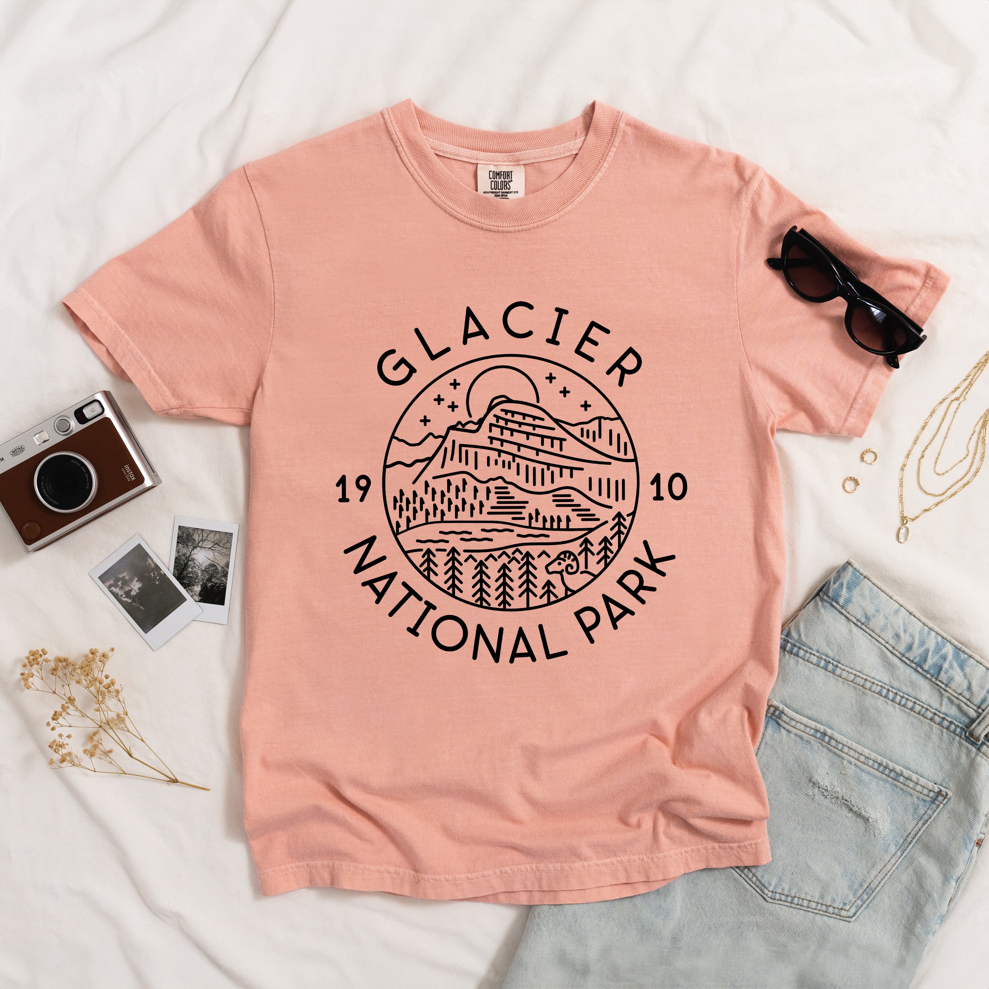 Glacier National Park | Garment Dyed Tee