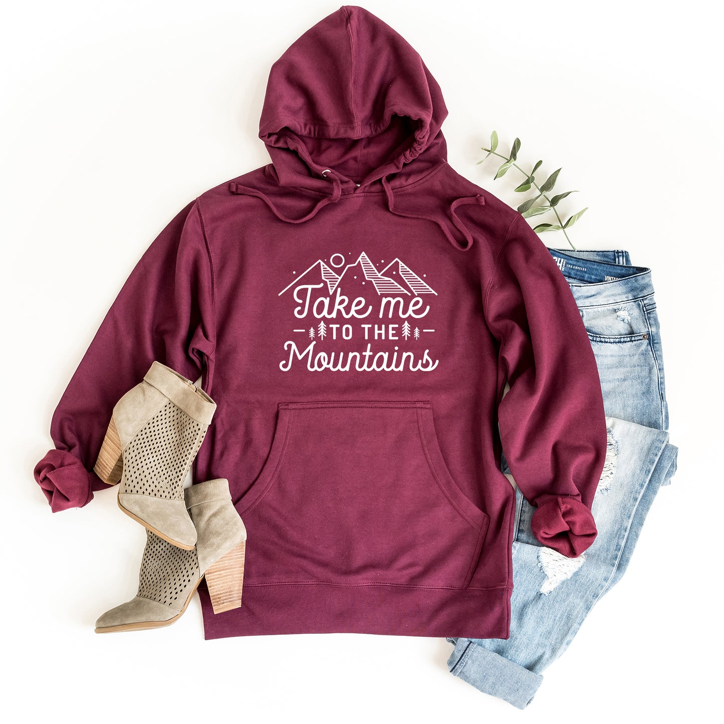 Take Me To The Mountains Landscape | Graphic Hoodie