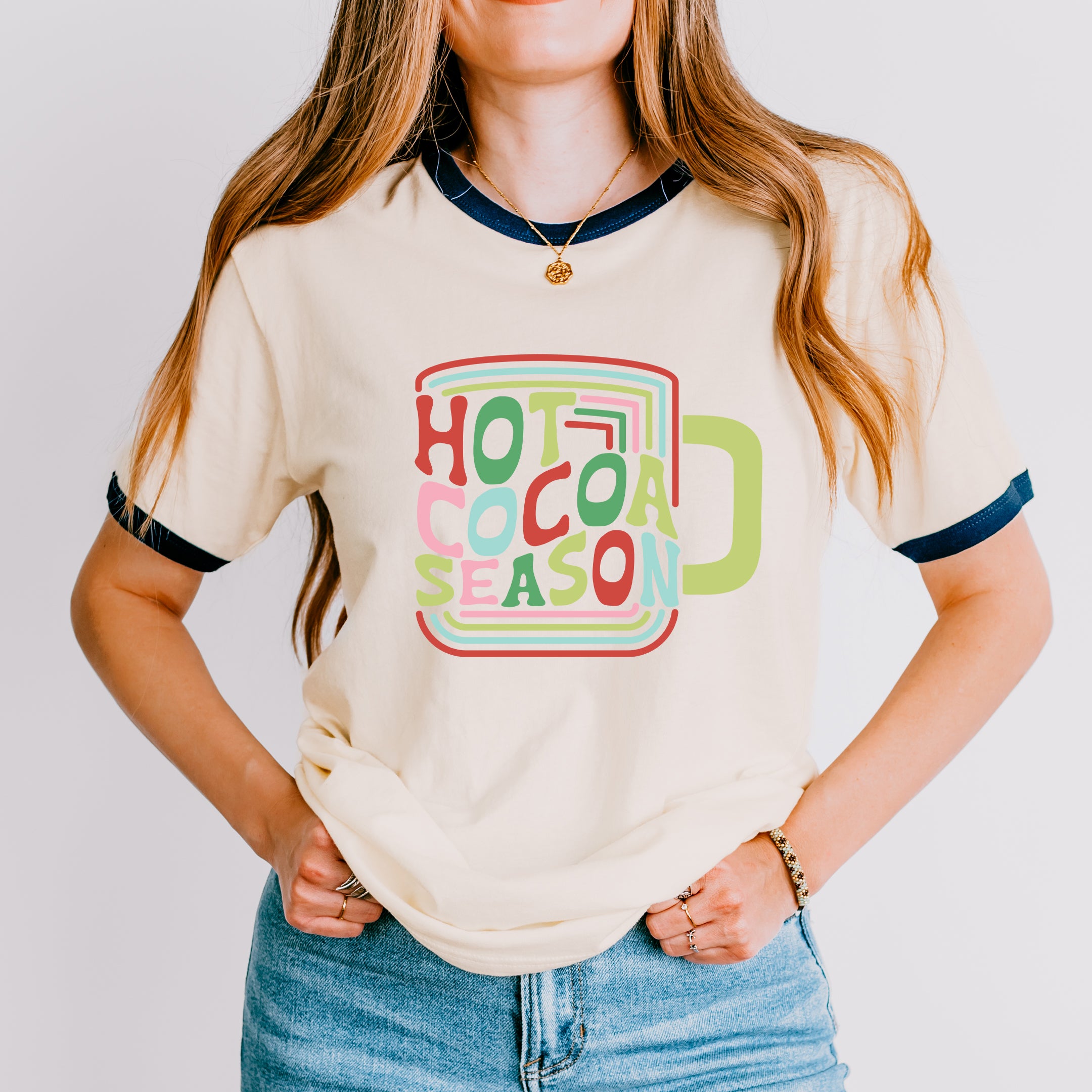 Retro Hot Cocoa Season | Ringer Tee