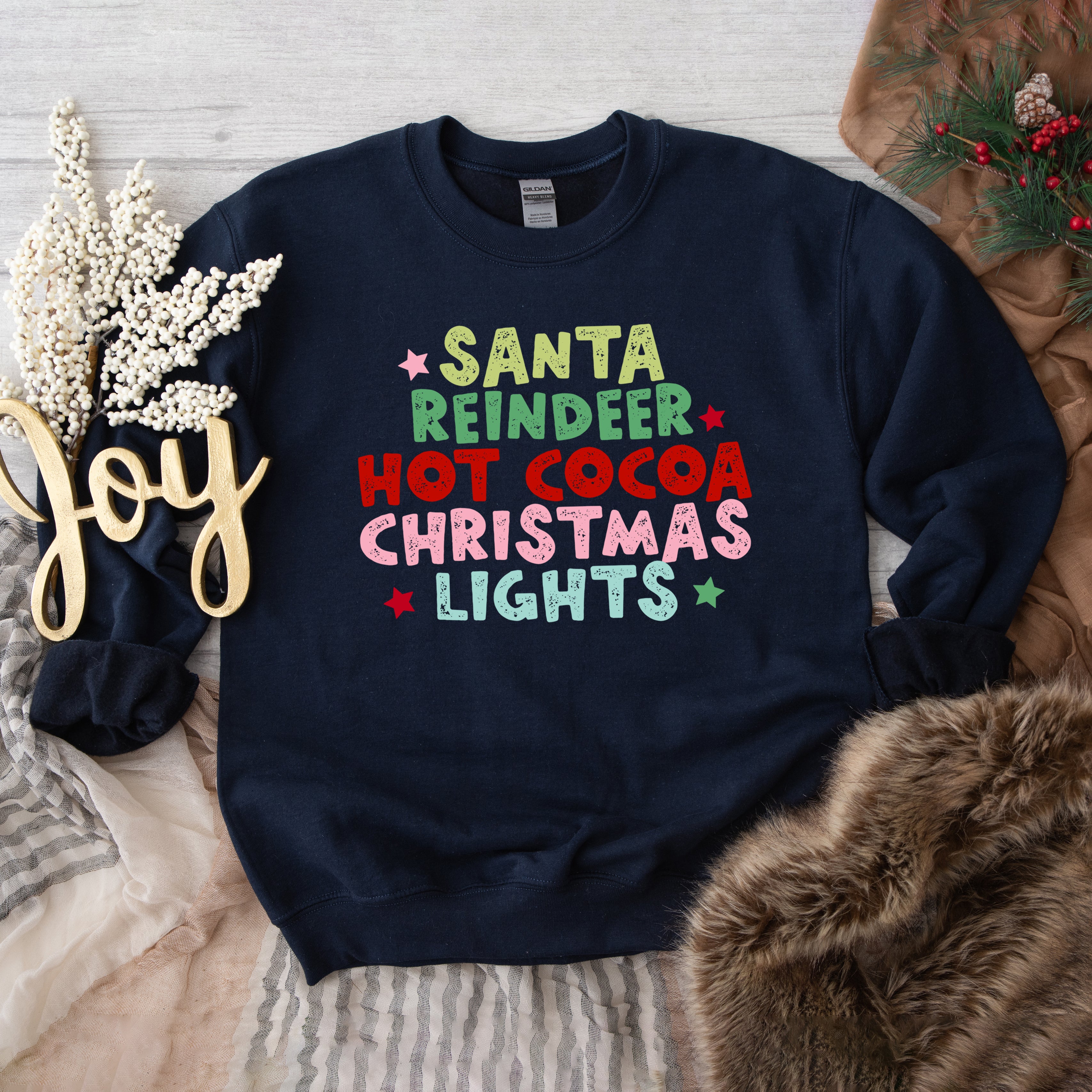 Santa Reindeer Hot Cocoa | Sweatshirt