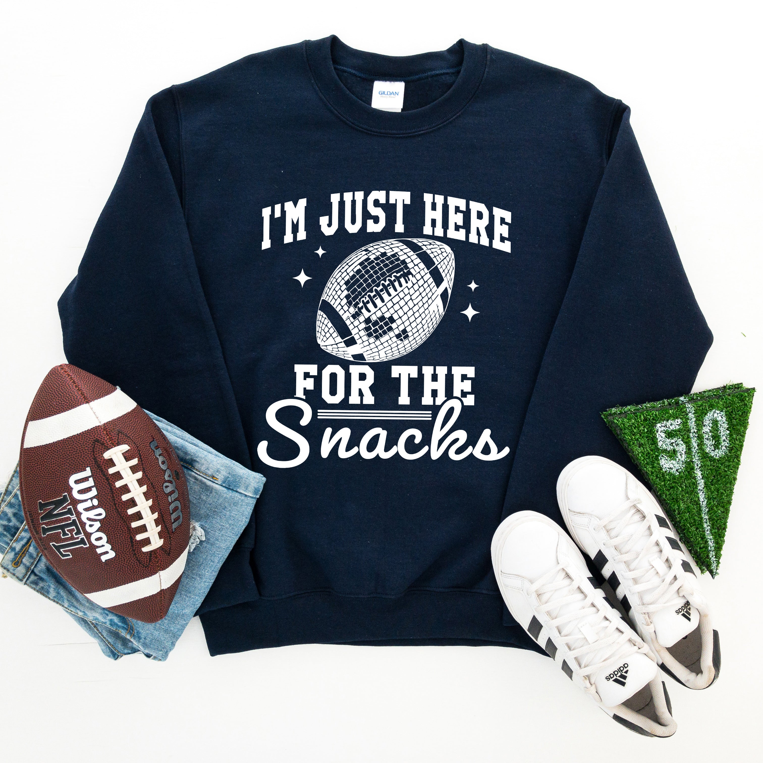 I'm Just Here For The Snacks Disco | Sweatshirt