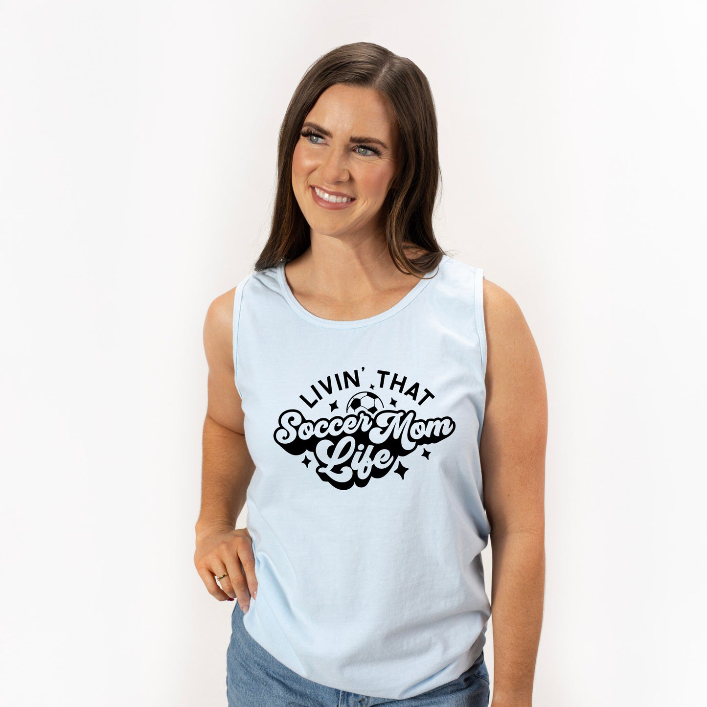 Soccer Mom Life | Garment Dyed Tank