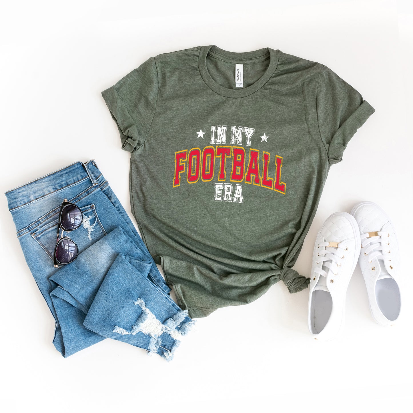 In My Football Era - Red | Short Sleeve Graphic Tee