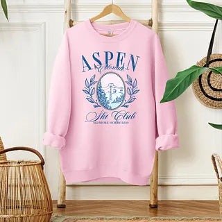 Aspen Ski Club Grunge | Sweatshirt