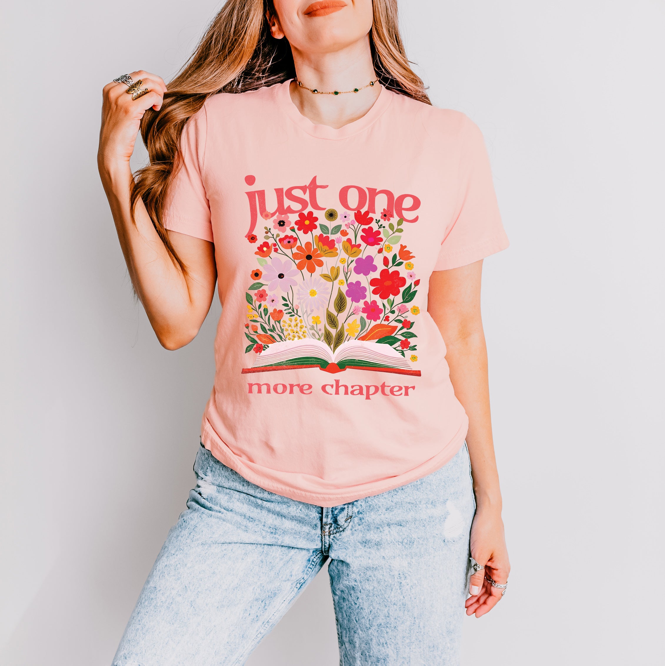 Just One More Chapter Blooming | Short Sleeve Graphic Tee