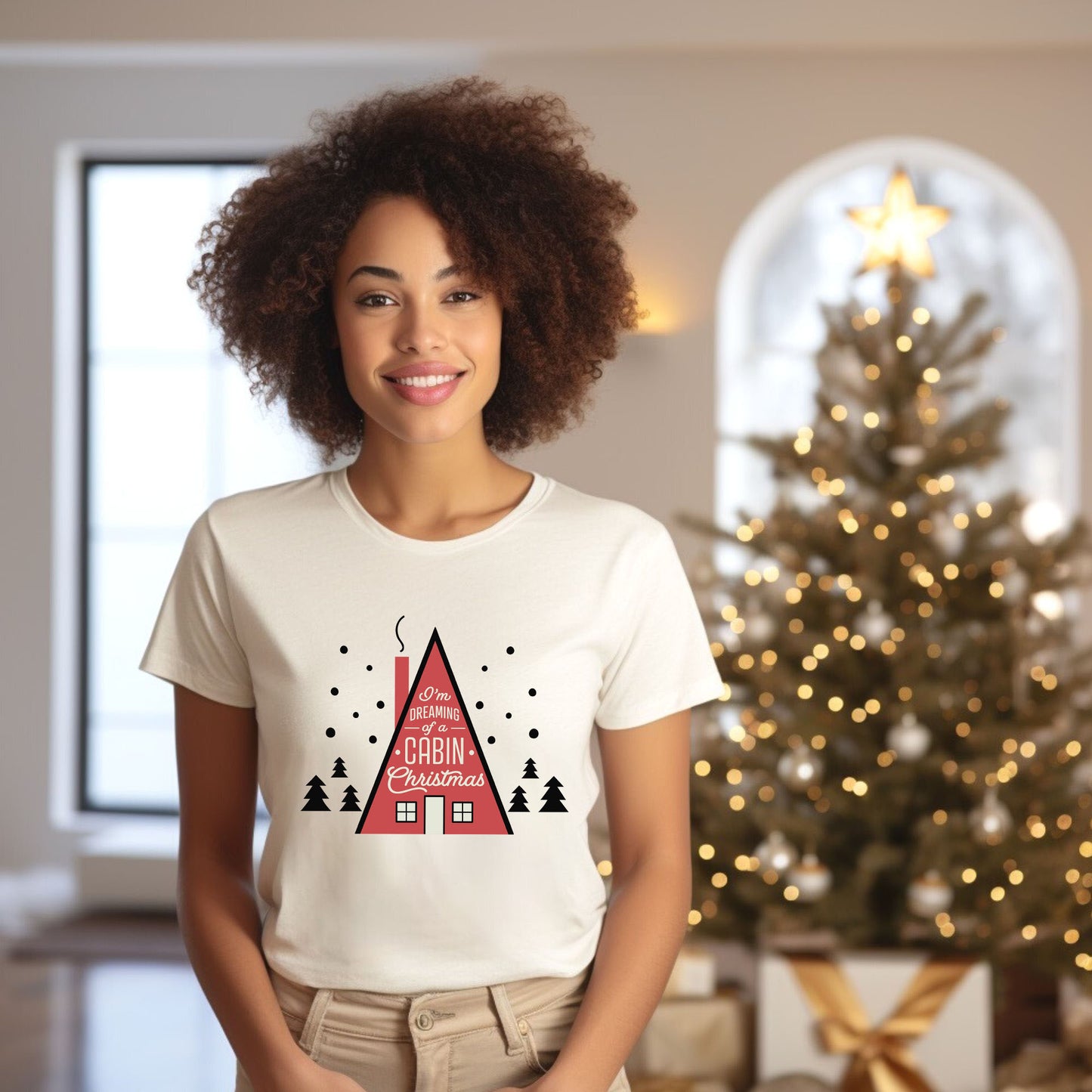 Cabin Christmas | Short Sleeve Crewneck