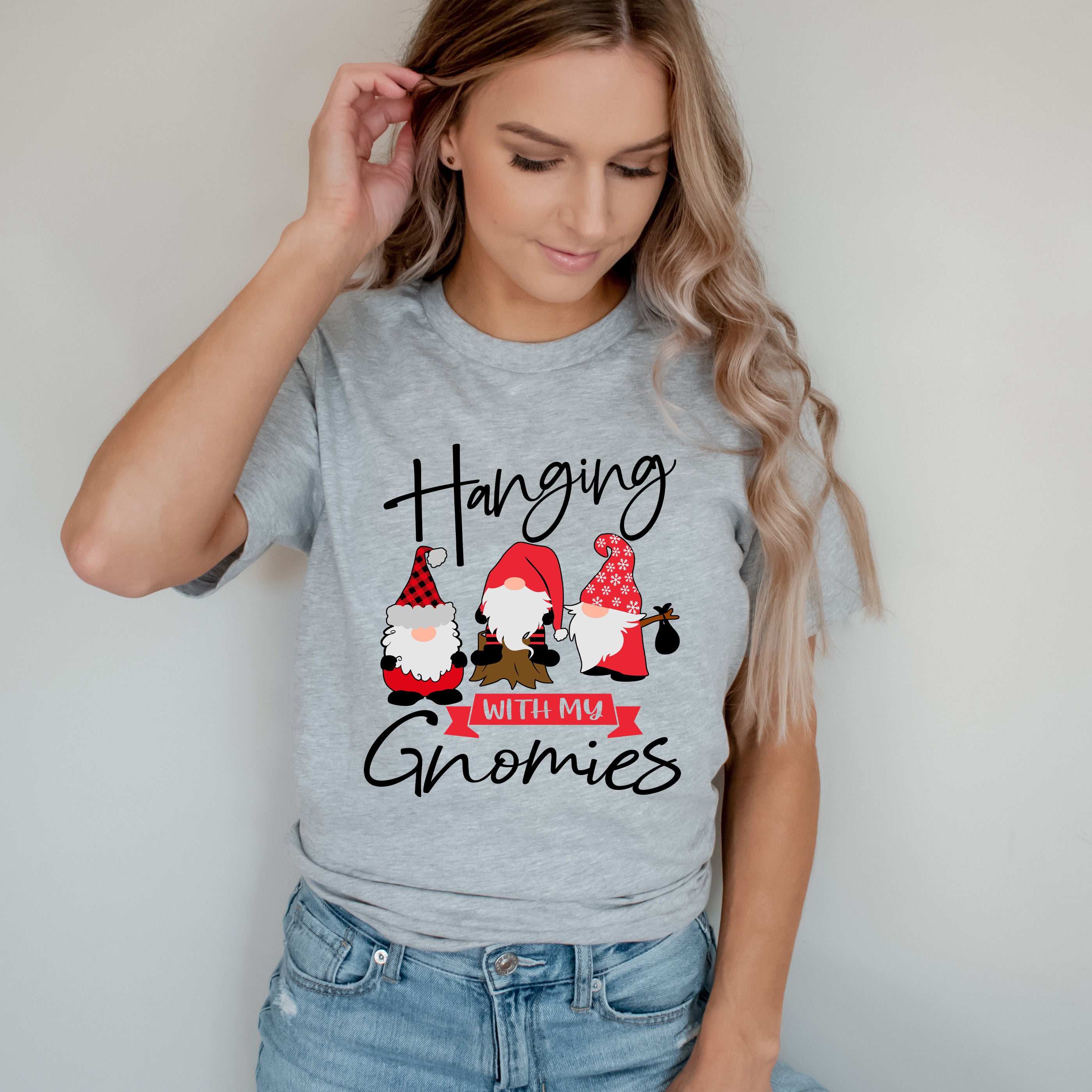 Hanging With My Gnomies | Short Sleeve Crewneck