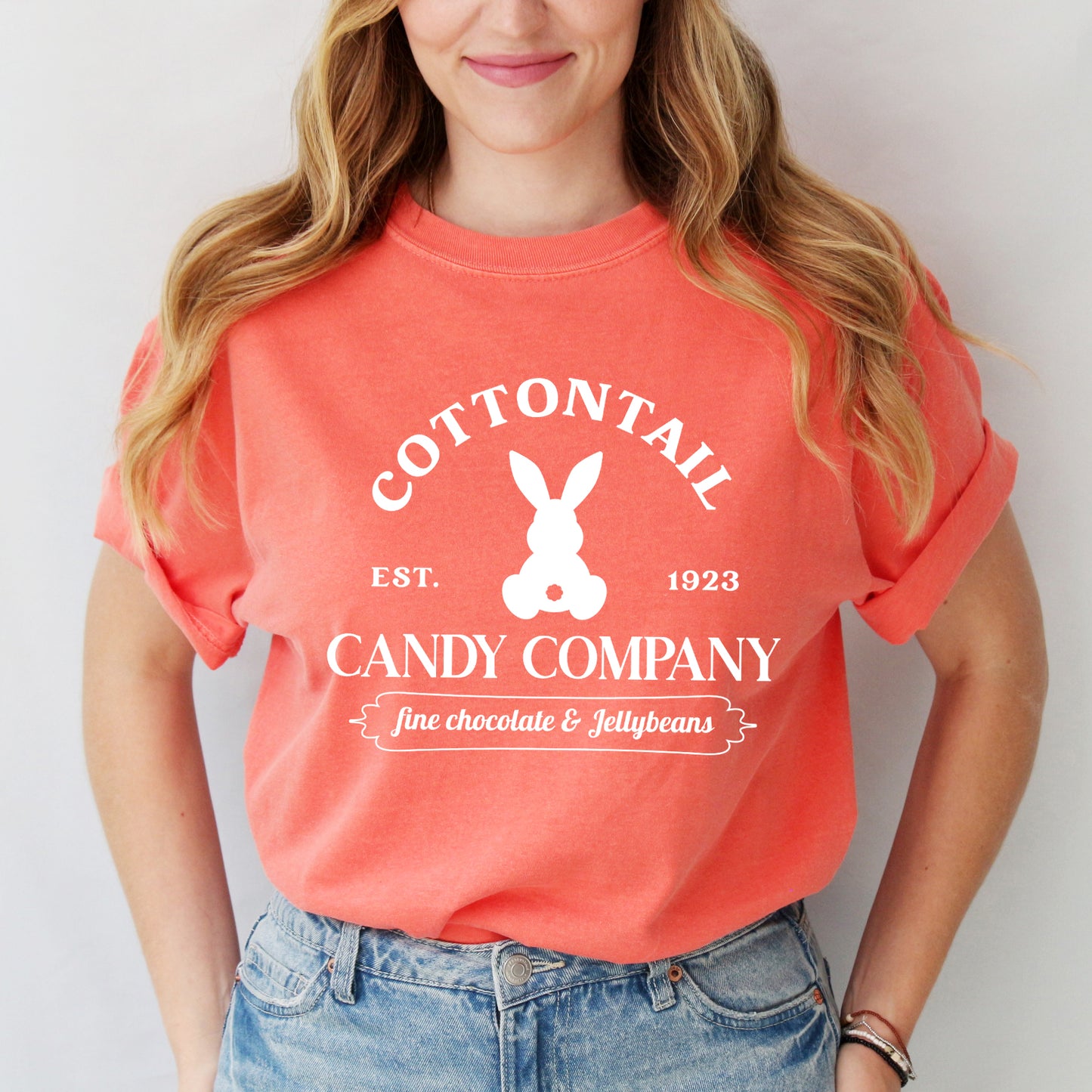 Cottontail Candy Company | Garment Dyed Short Sleeve Tee