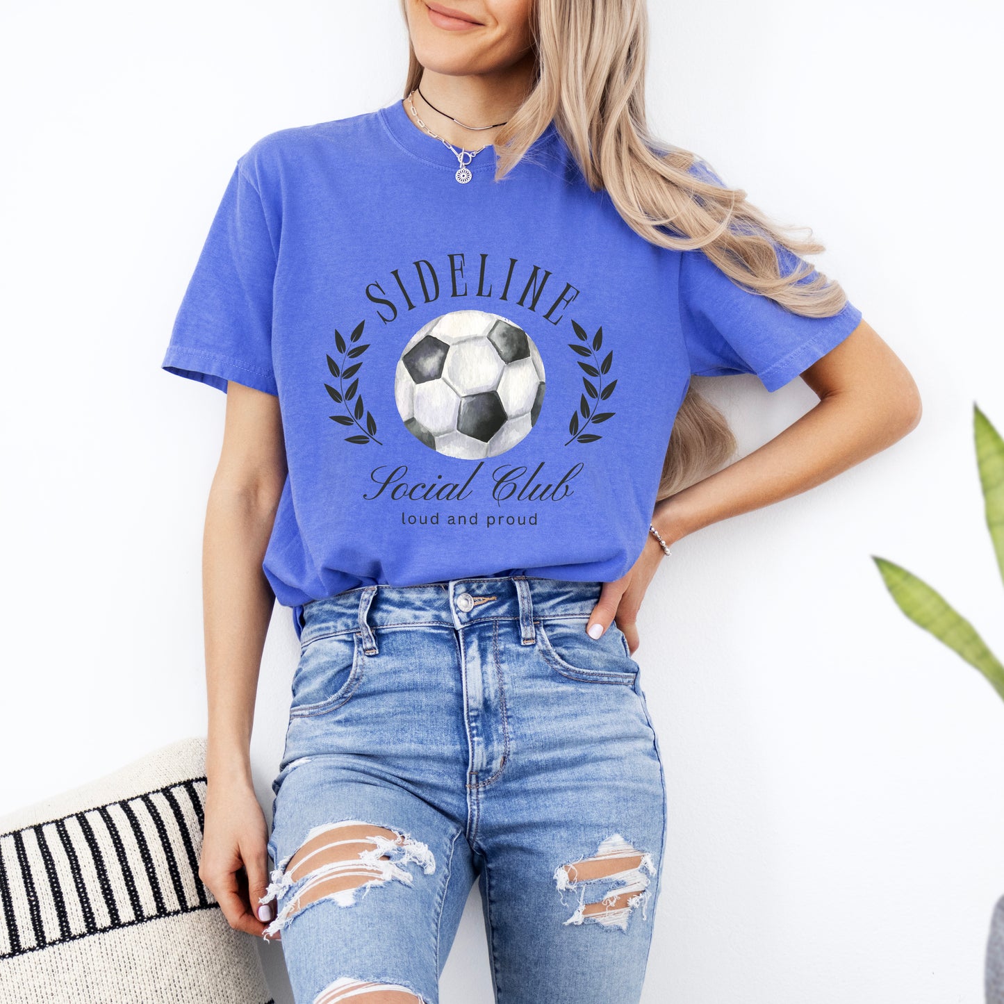 Sideline Social Club | Garment Dyed Short Sleeve Tee